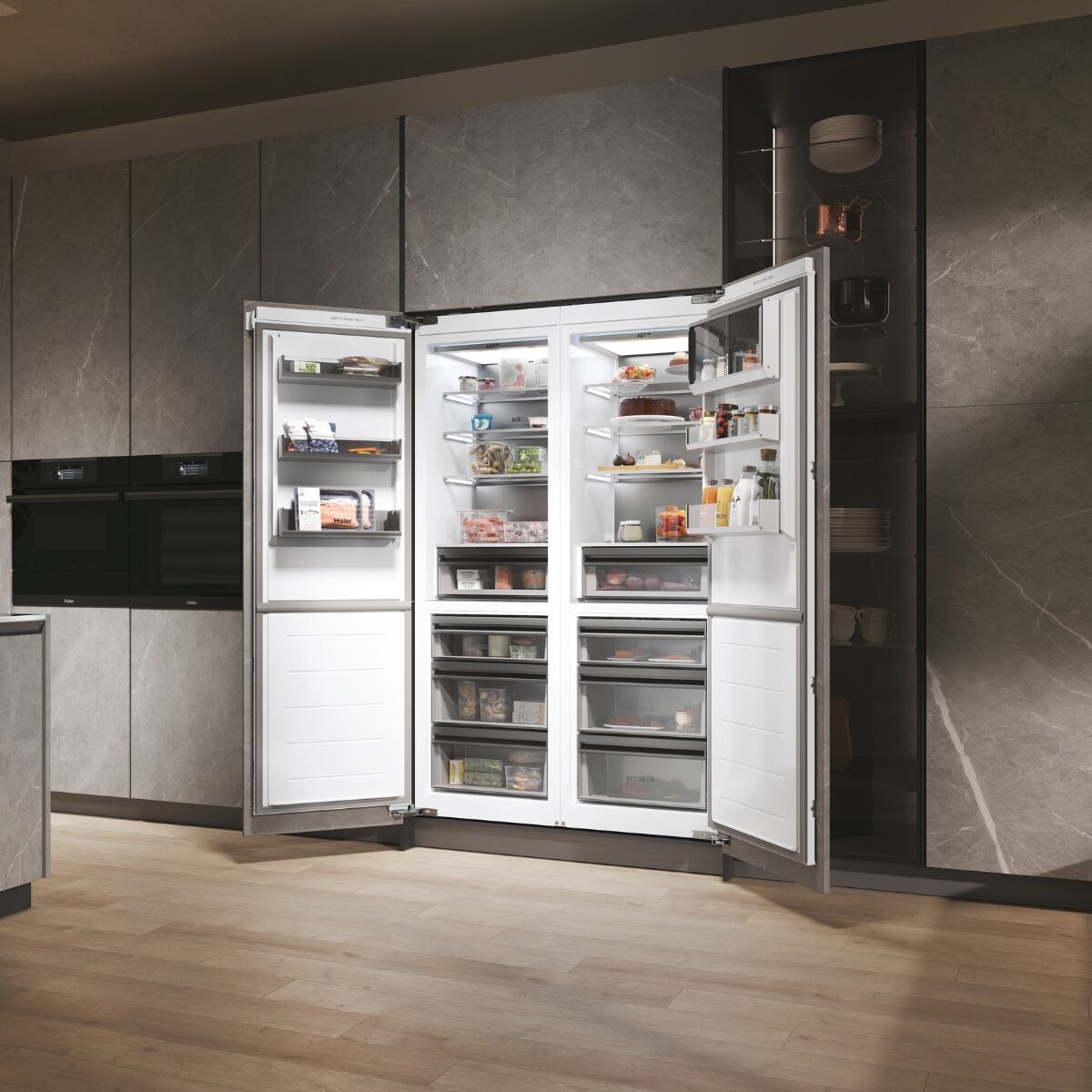 Haier HMLT7518EWF Fridge-freezer Integrated
