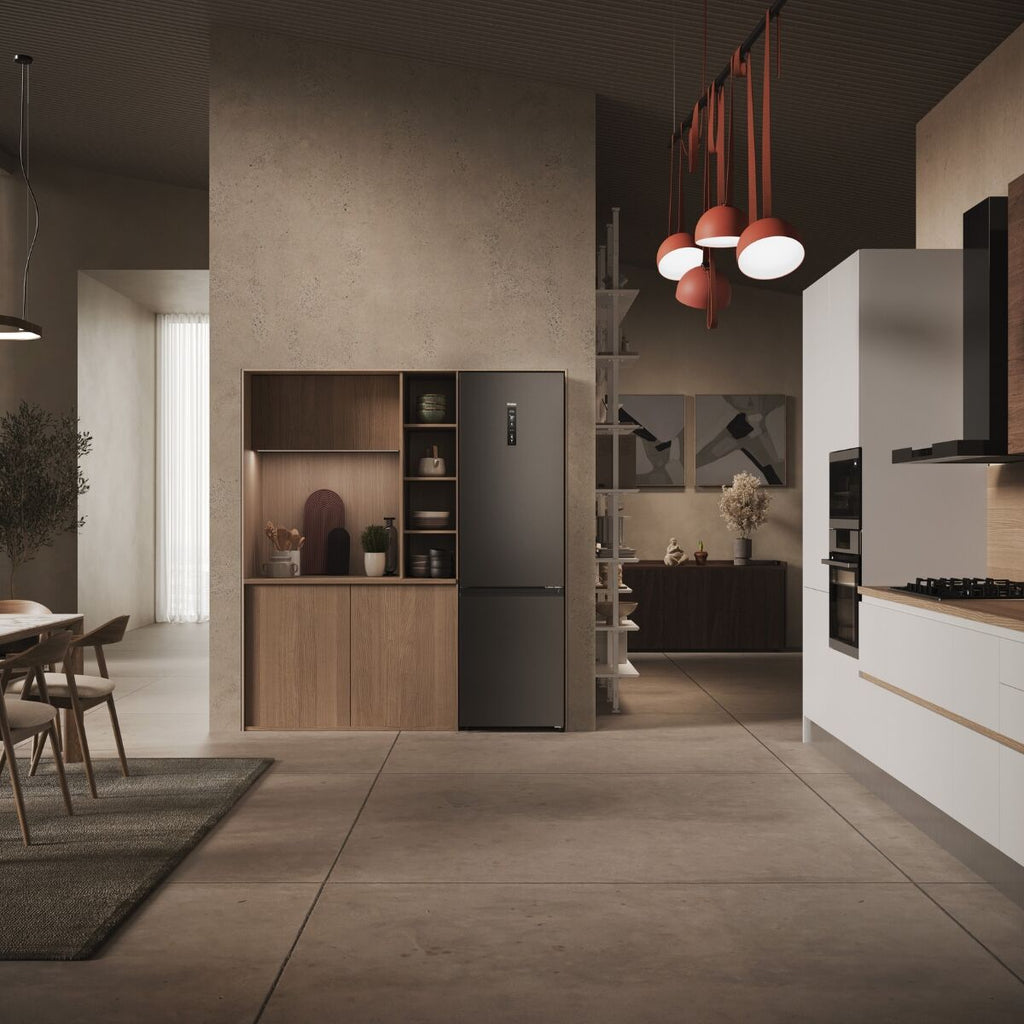 Haier HDPW3618DNPD Køle-fryseskab Sort