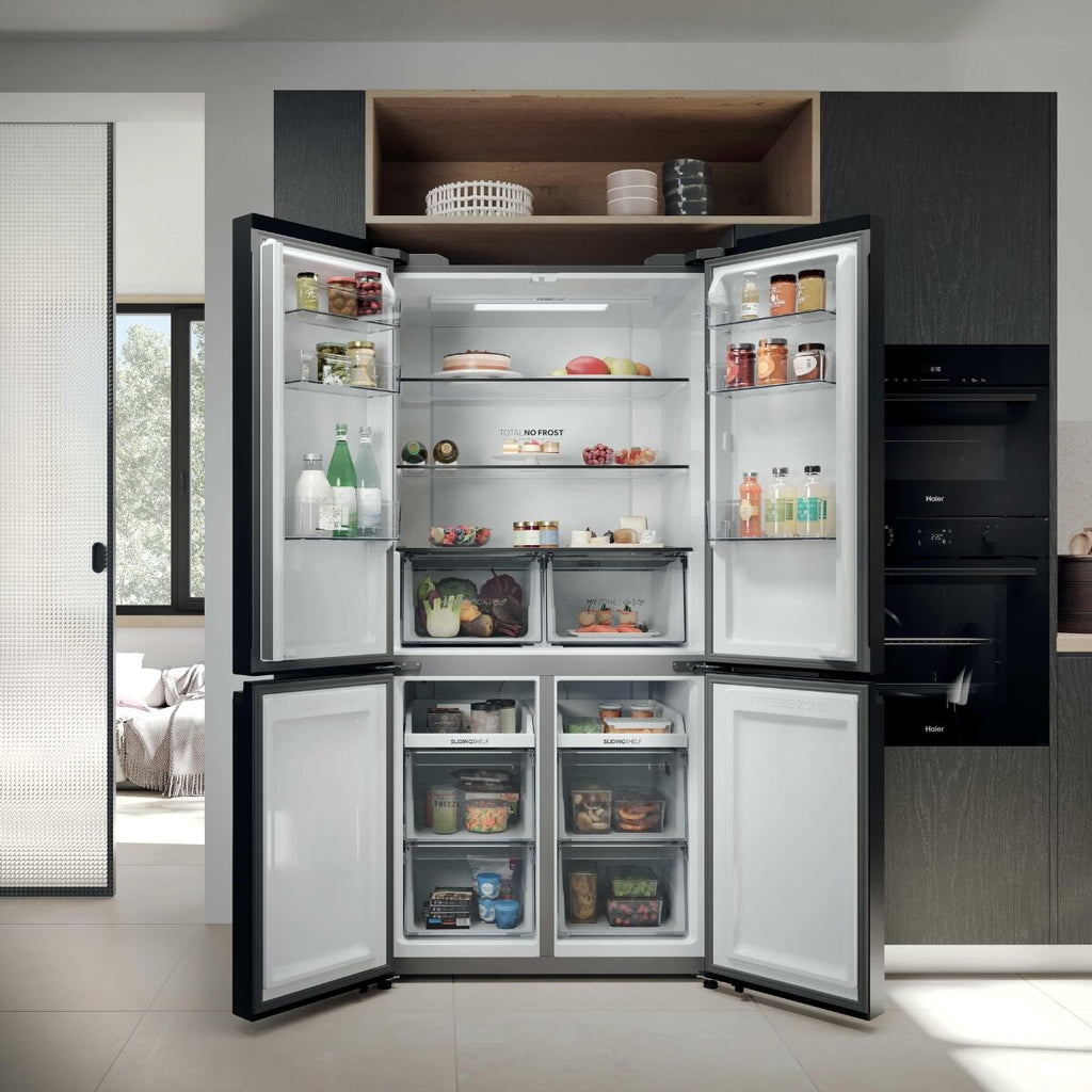 Haier HCR39F19ENPT Fridge-freezer Black