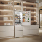 Haier HTW5618DNPW Fridge-freezer Black
