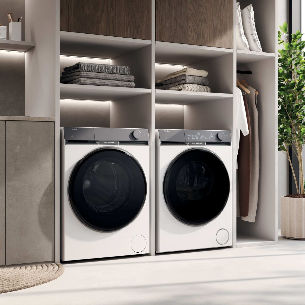 Haier HD90-CQ387U1-S Tumble dryer White