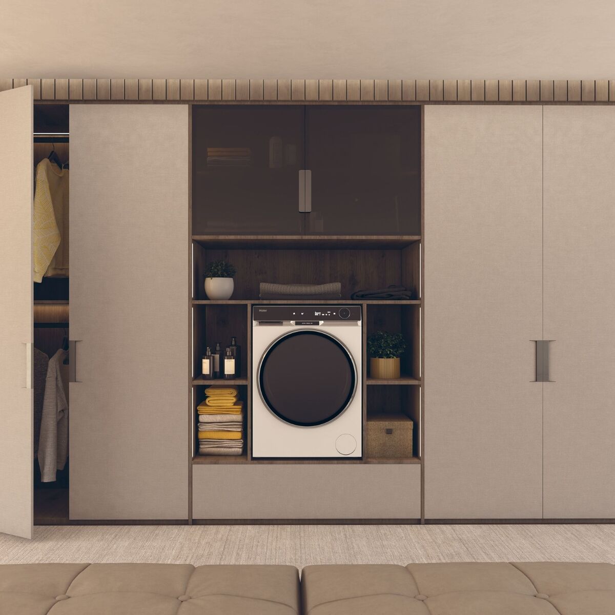 Haier HW100-BD14397U1S Washing machine White