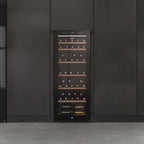 Haier HWS77GDAU1 Fritstående vinkøleskab Sort