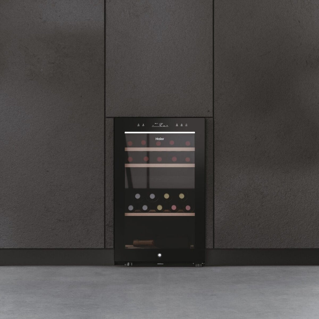 Haier HWS42GDAU1 Fritstående vinkøleskab Sort