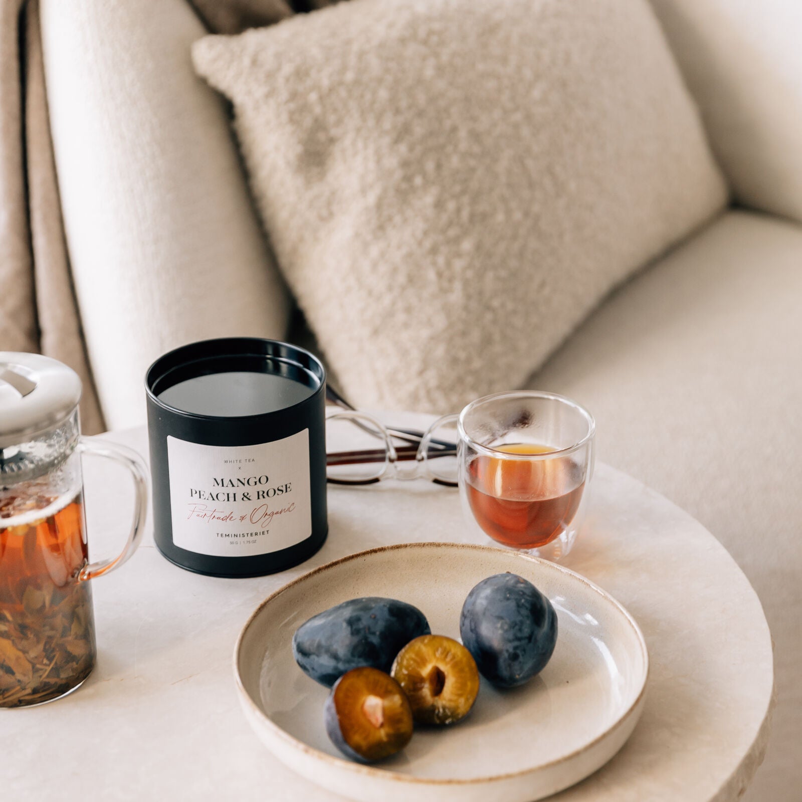 Teministeriet Fairtrade Mango Peach & Rose Luomutee