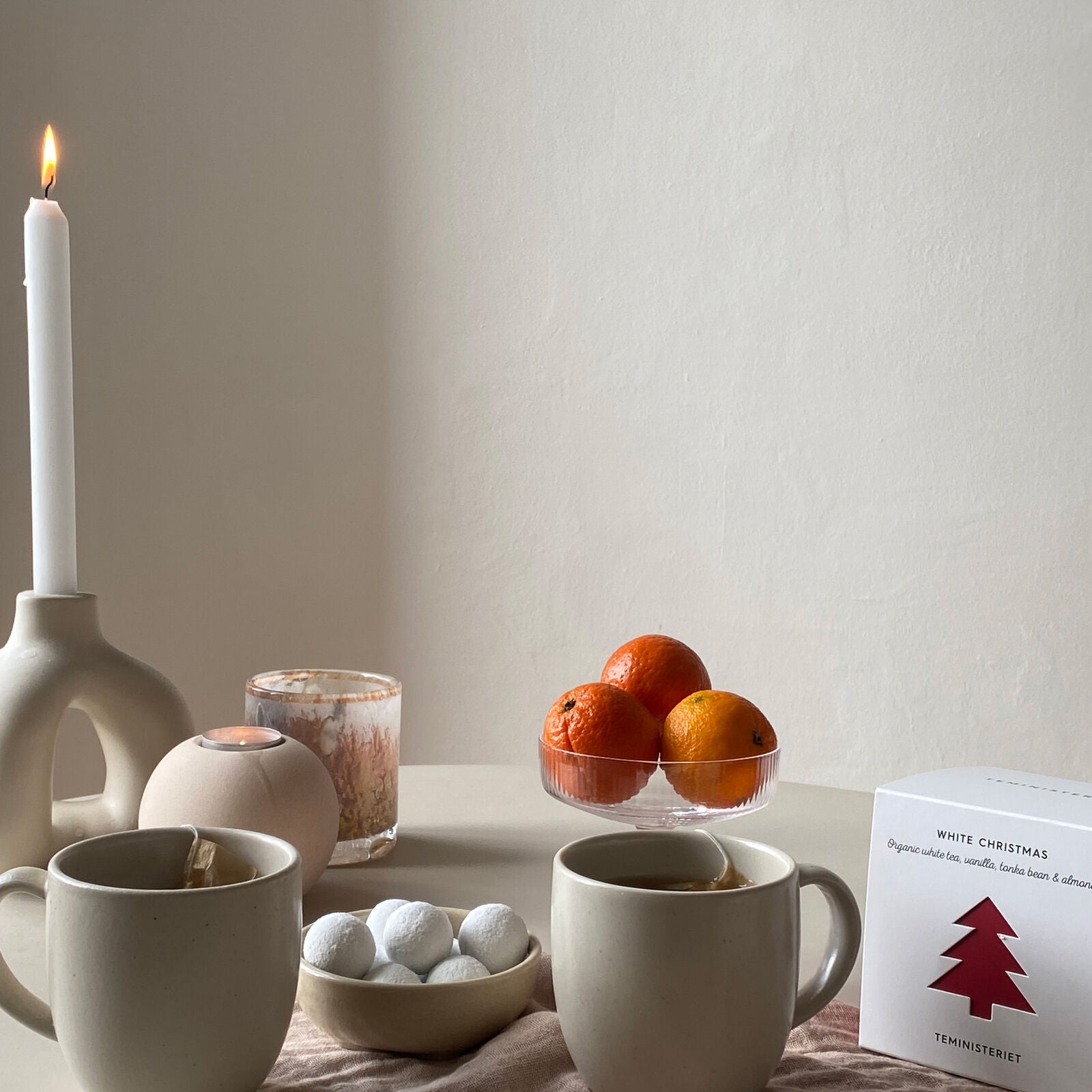 Teministeriet Holiday 439 White Christmas Organic - Laatikkotee