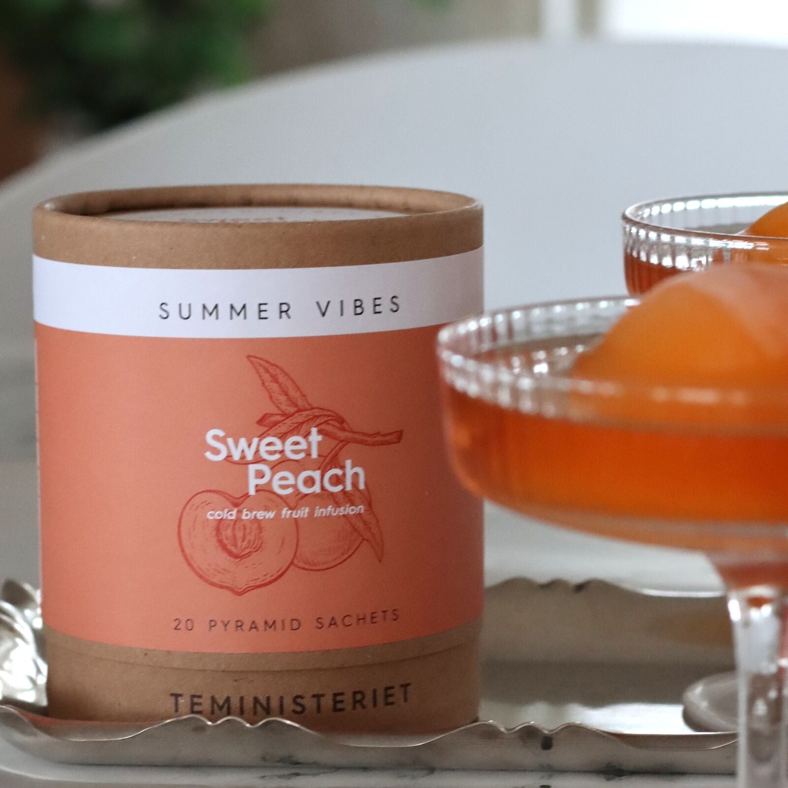 Teministeriet Summer Vibes Sweet Peach Te