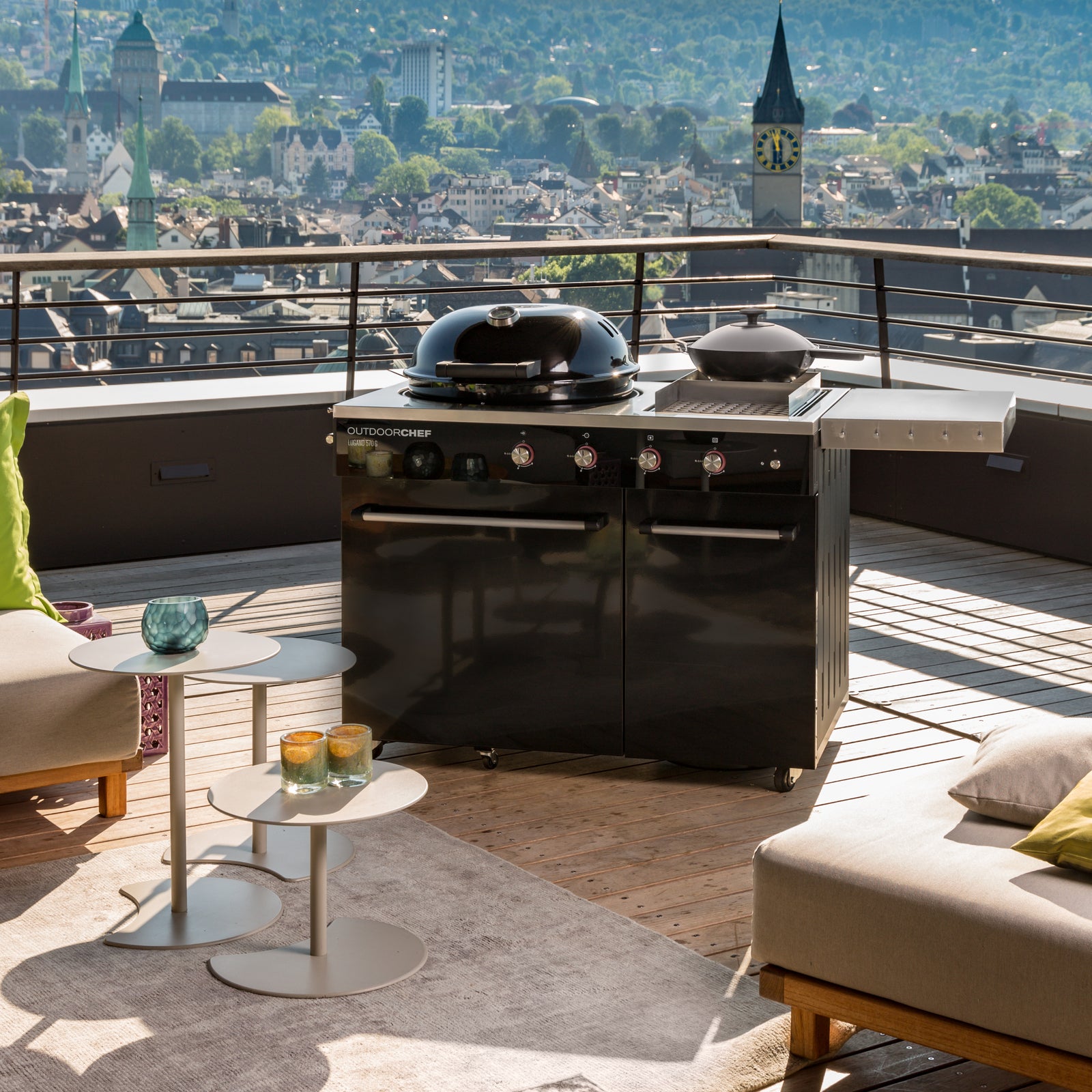 Outdoorchef LUGANO 570 G EVO II 30MBAR Gasgrill Sort