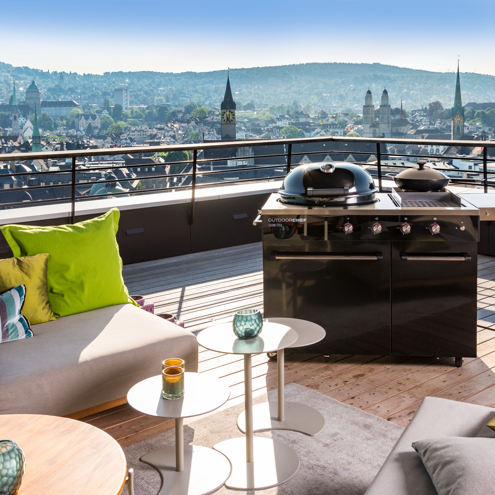 Outdoorchef LUGANO 570 G EVO II 30MBAR Gasgrill Sort