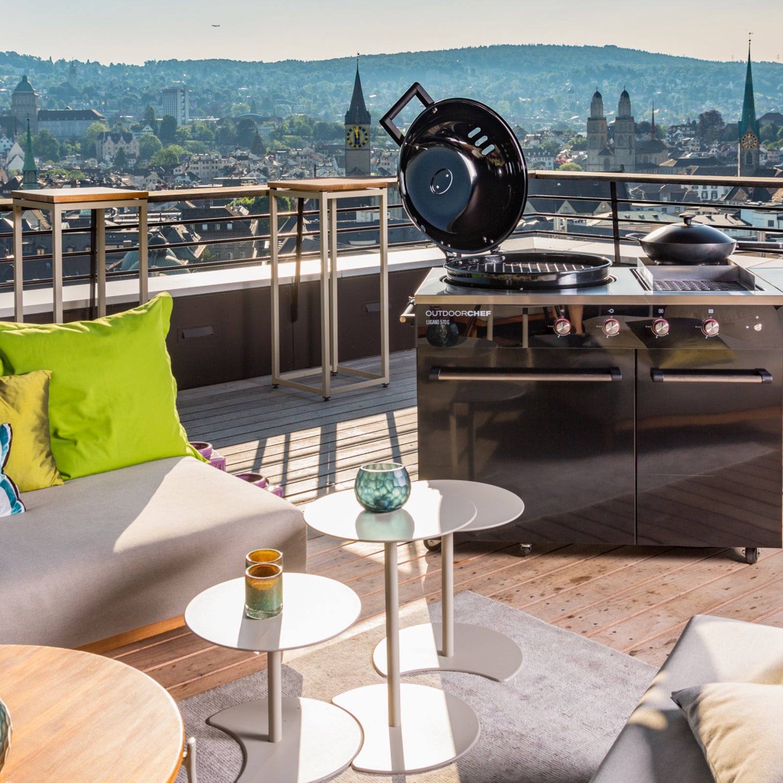 Outdoorchef LUGANO 570 G EVO II 30MBAR Gasgrill Sort