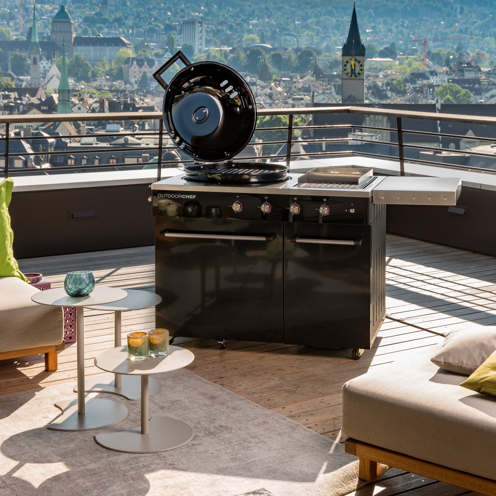 Outdoorchef LUGANO 570 G EVO II 30MBAR Gasgrill Sort