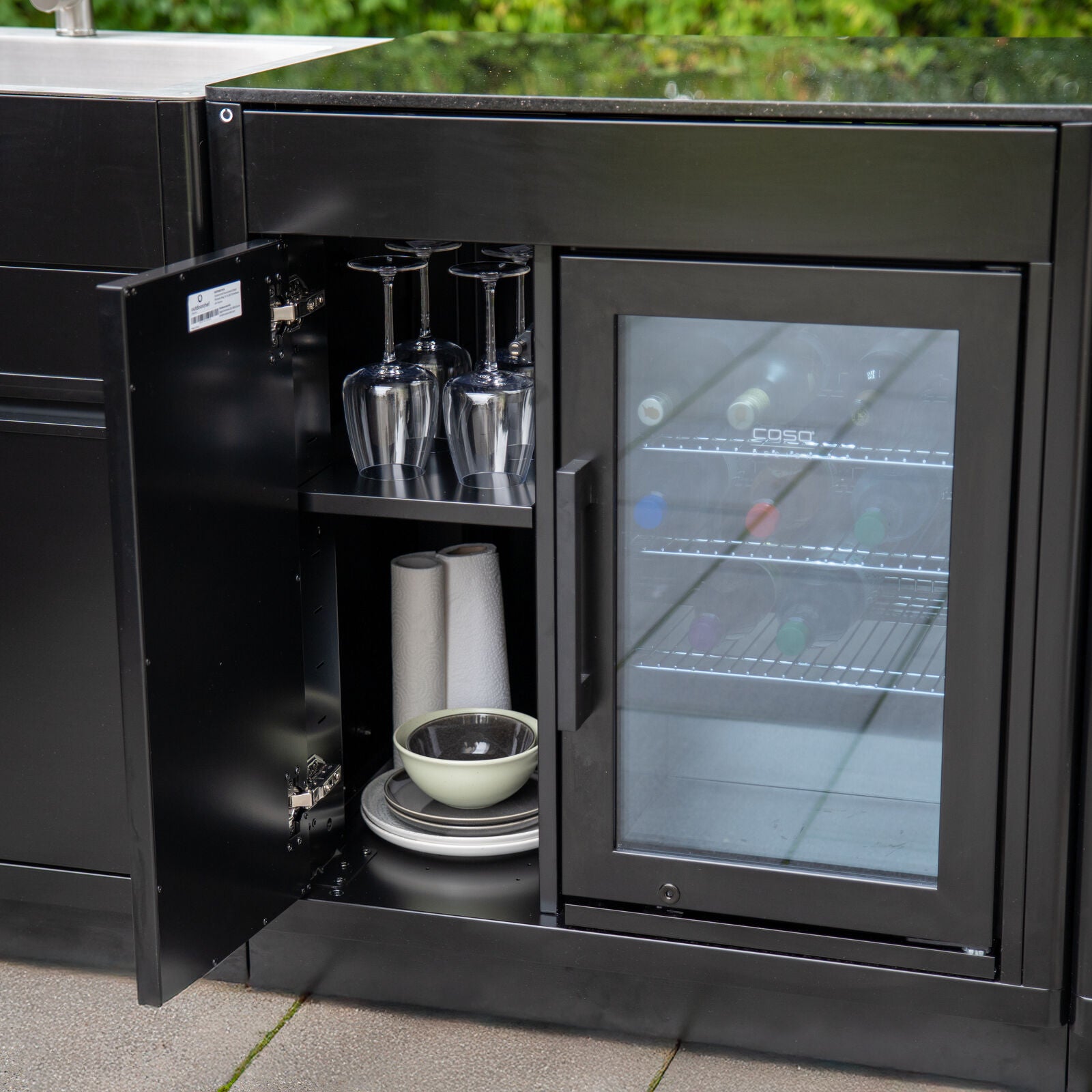 Outdoorchef Heat Fridge module incl fridge Module Black