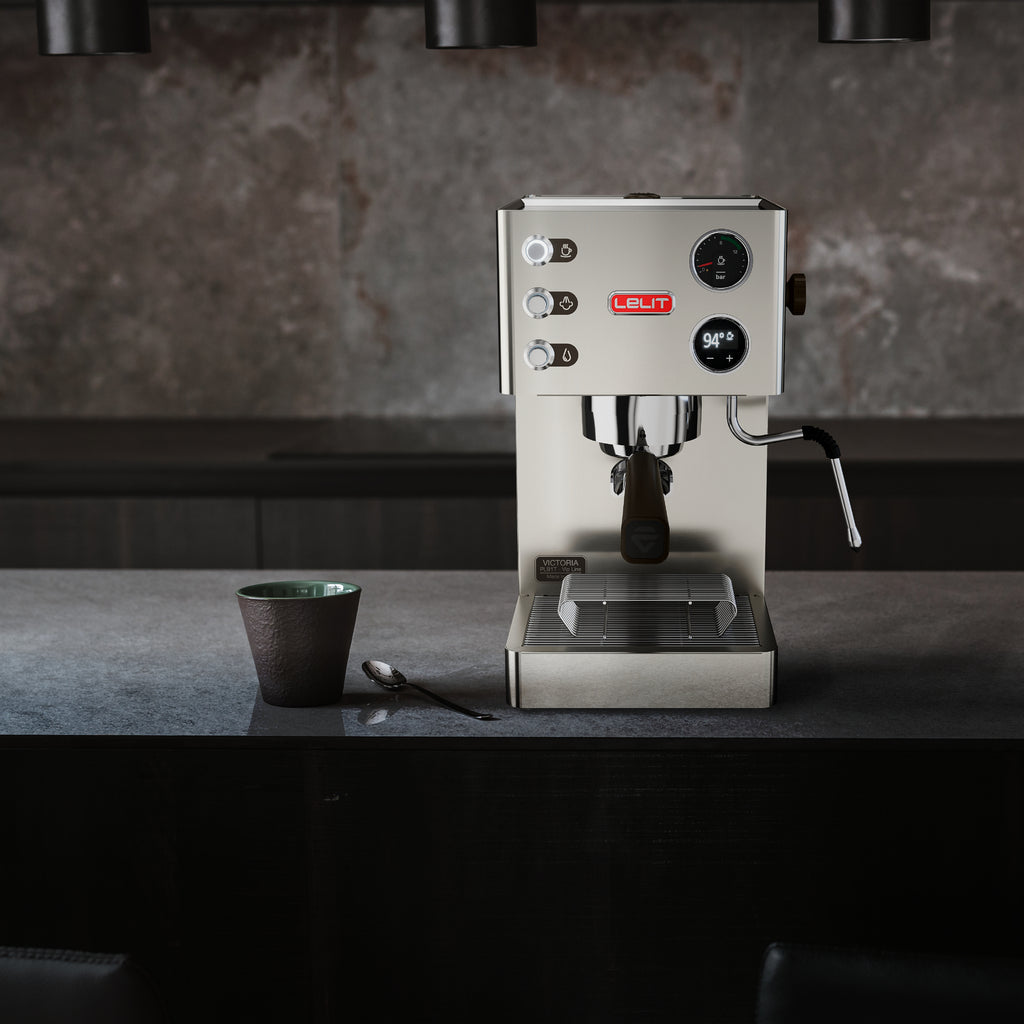 Lelit Victoria Espressomaskine Børstet Rustfrit Stål