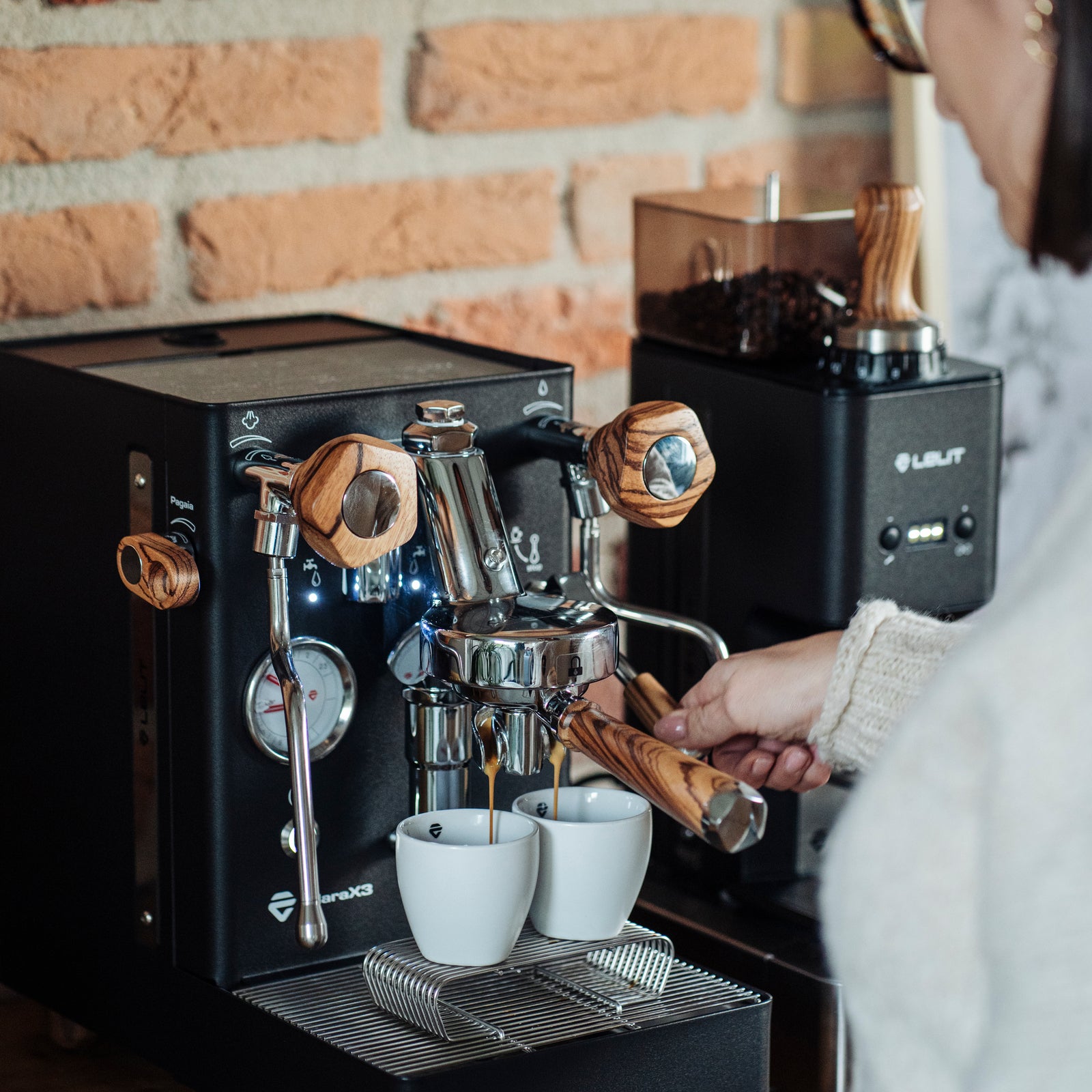 Lelit Steve Flat BURR BLK TYPE Q Kaffekværn Sort