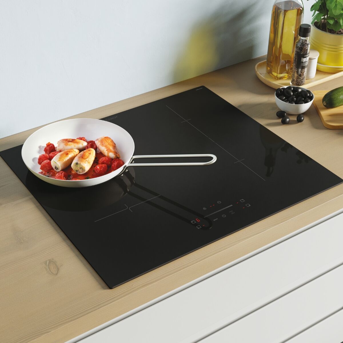 Candy CTP643C/YEP Induction hob Black
