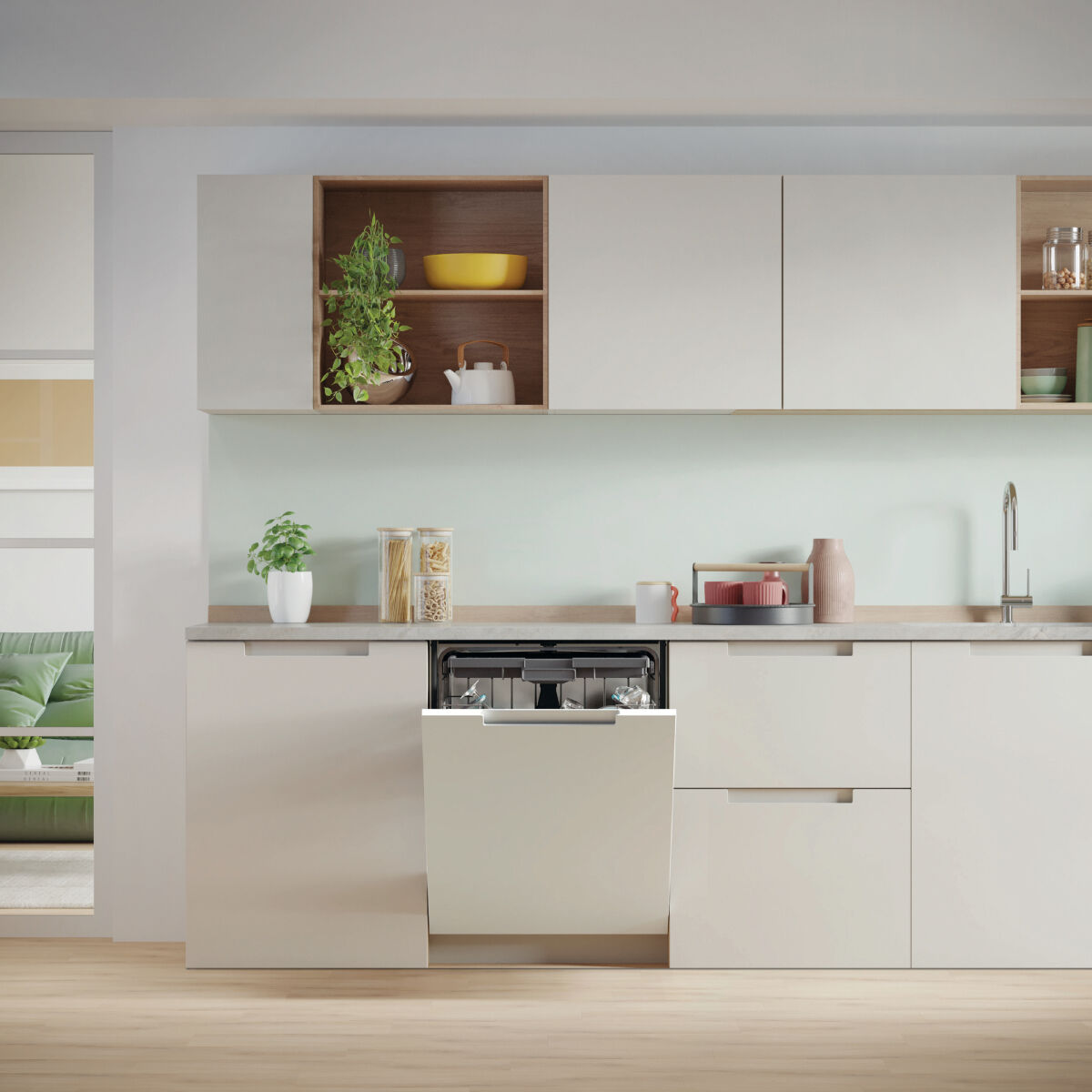Candy CS 6B4S1PMA Built-in dishwasher Integrated