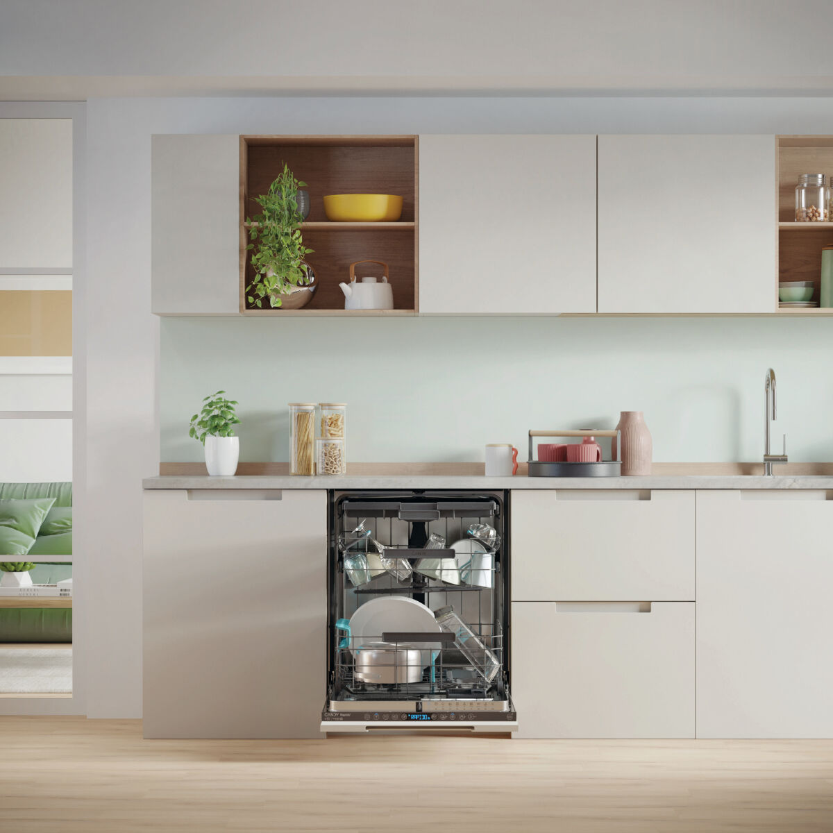 Candy CS 6B4S1PMA Built-in dishwasher Integrated