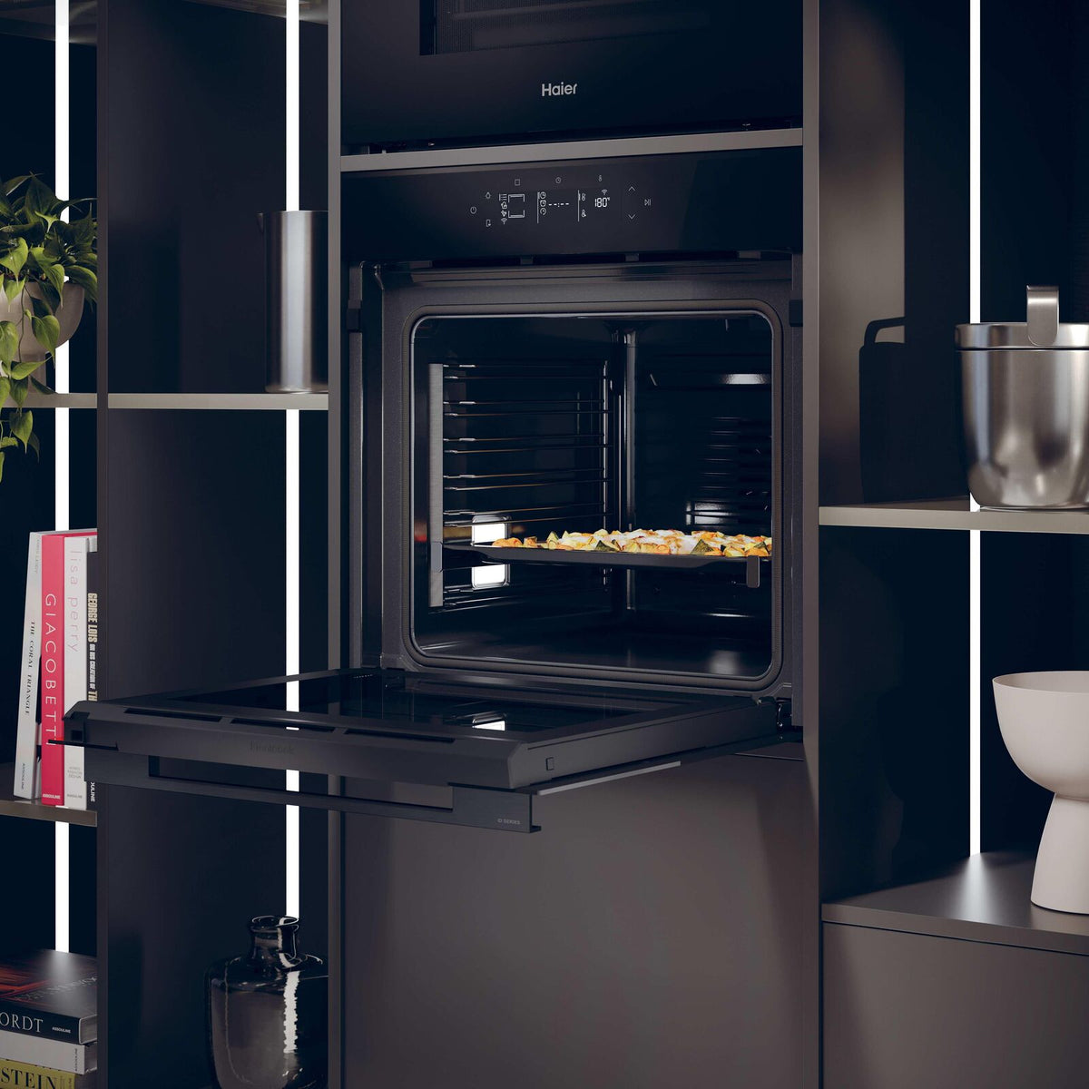 Haier H6 ID46G3YTB Built-in oven Black