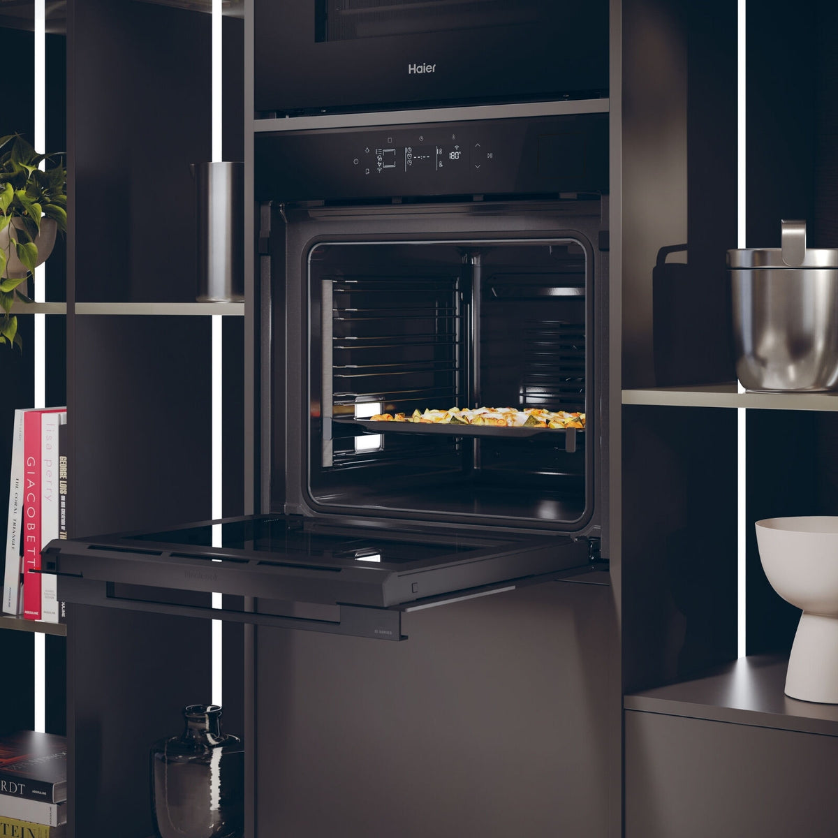 Haier H6 ID46G3SHTB Built-in oven Black
