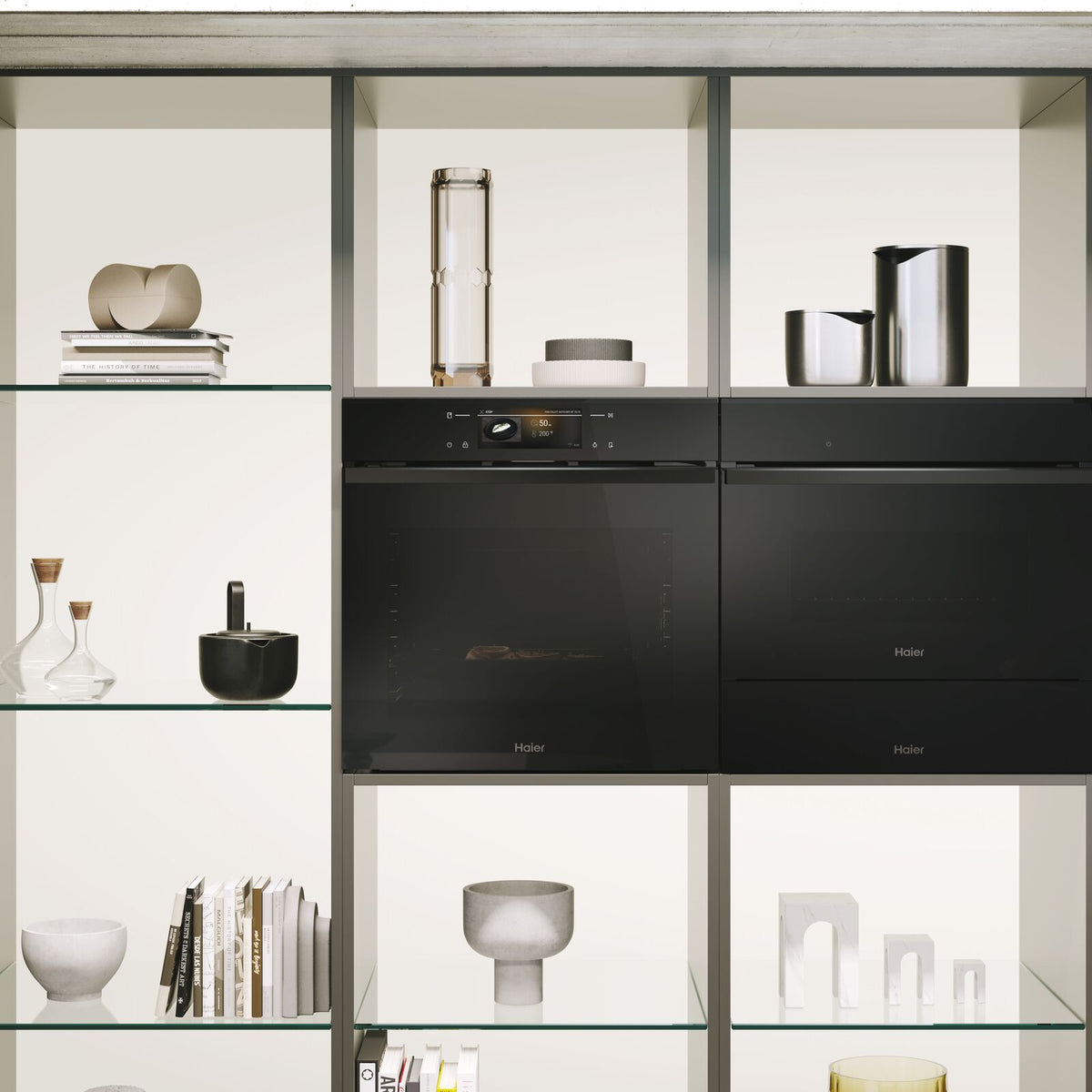 Haier H6 ID68M5YTB Indbygget ovn Sort