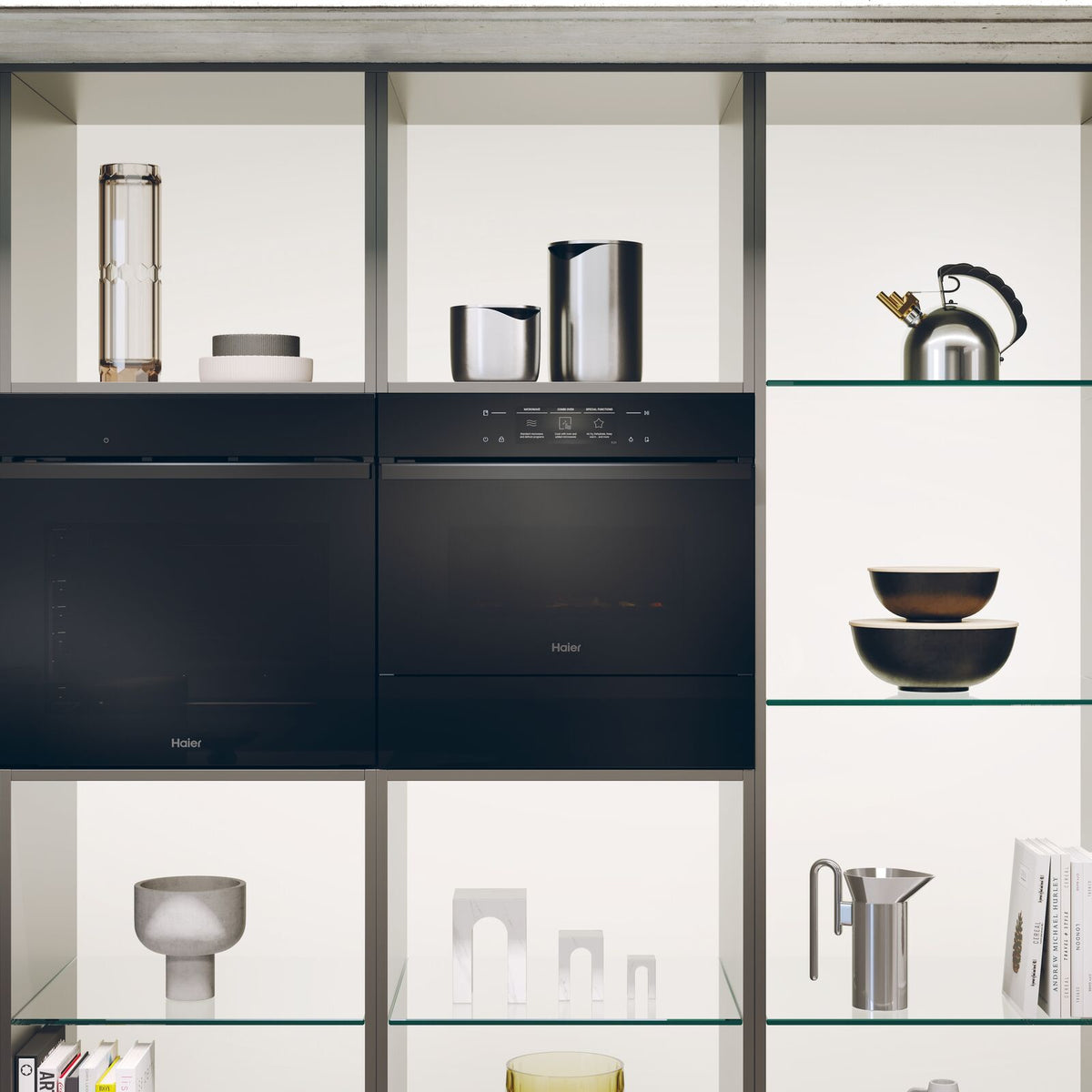 Haier H4 MWID49G6NQB Combi oven Black