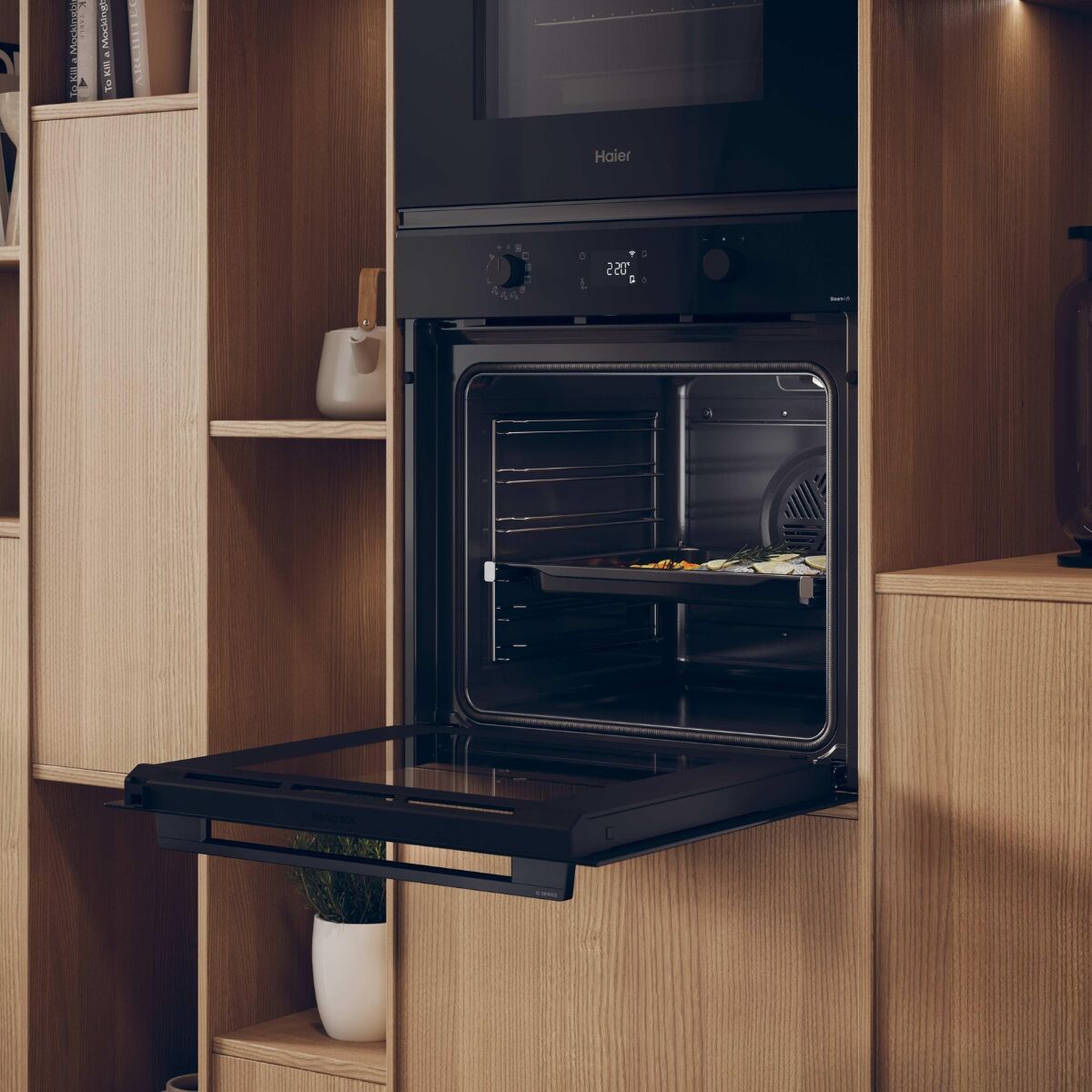 Haier H6 ID2P5B5EYTB Indbygningsovn Sort