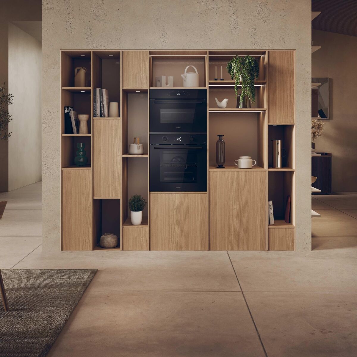 Haier H6 ID2P5B5EYTB Indbygningsovn Sort