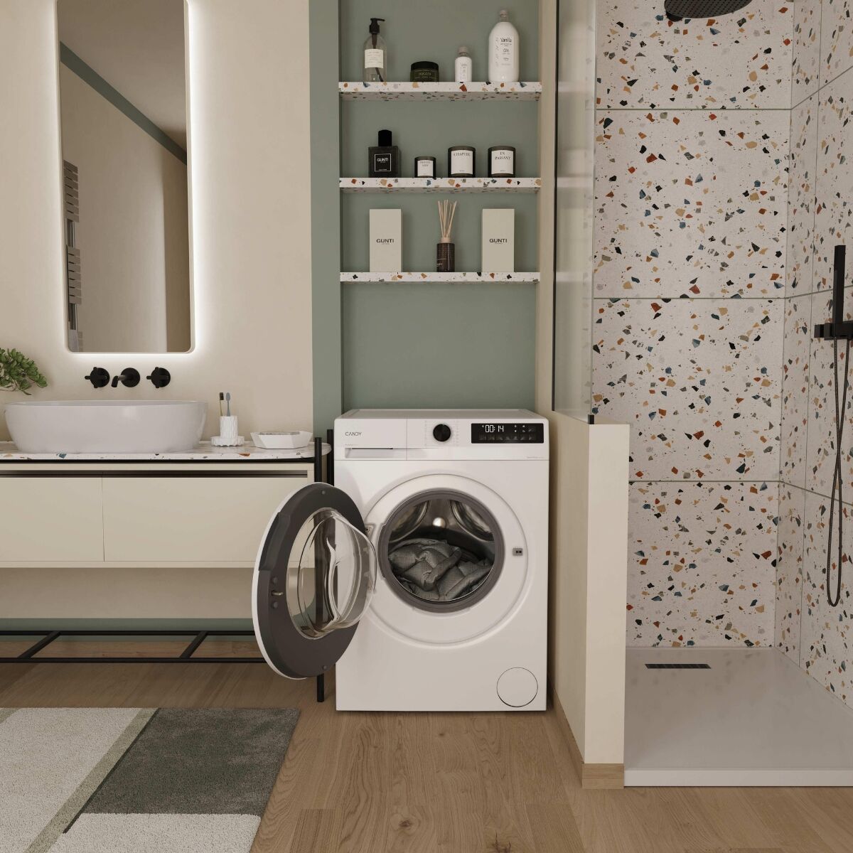 Candy GD 489-S Washing machine White