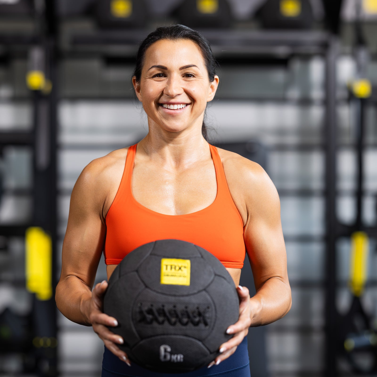 TRX Duraballistic, 25 cm, 6 kg Medicine ball Black