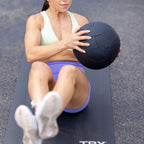 TRX HexGrip, 25 cm, 4 kg Medicine ball Black