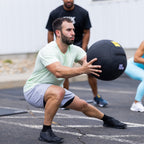 TRX HexGrip, 35 cm, 8 kg Medicine ball Black