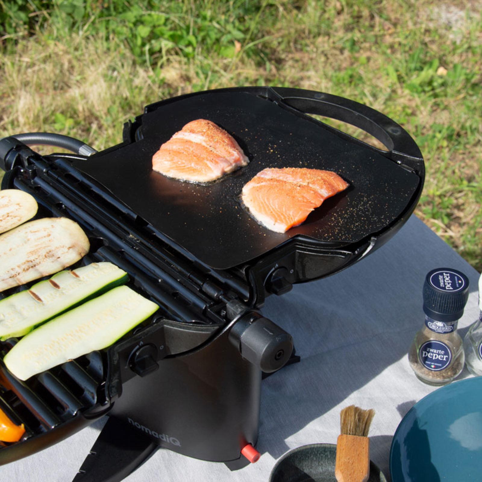 NomadiQ Non-Stick Grill Mats (3-pack) Black