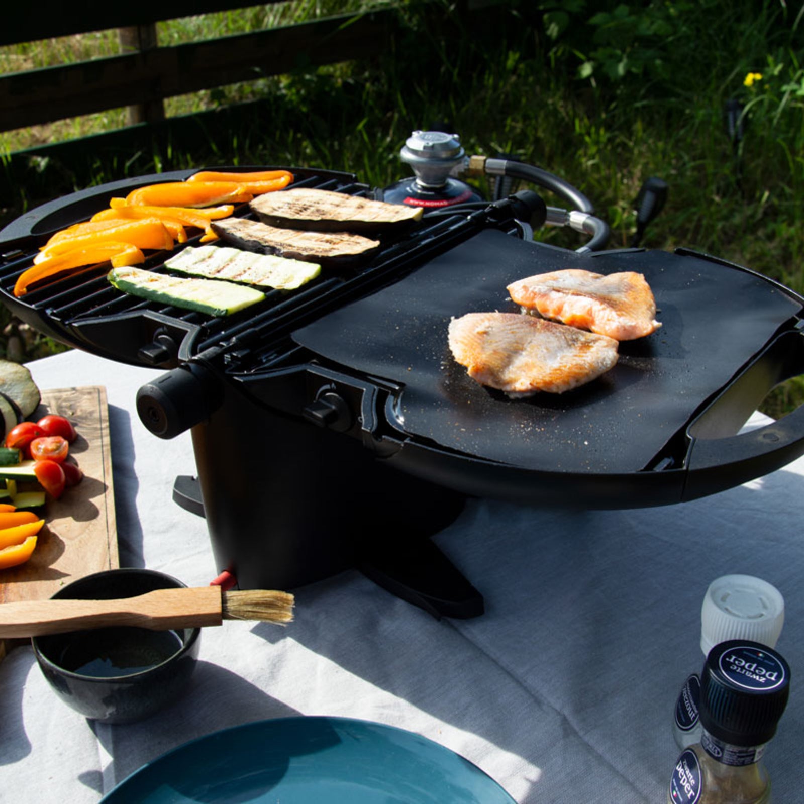 NomadiQ Non-Stick Grill Mats (3-pack) Black