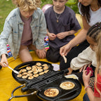 NomadiQ Hollandsk Pandekage Grillplade Sort