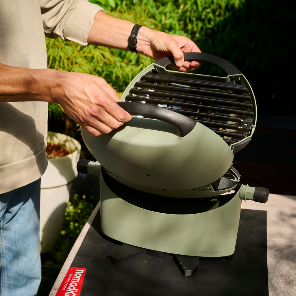 NomadiQ NomadiQ Transportabel E-BBQ Elektrisk BBQ Grøn