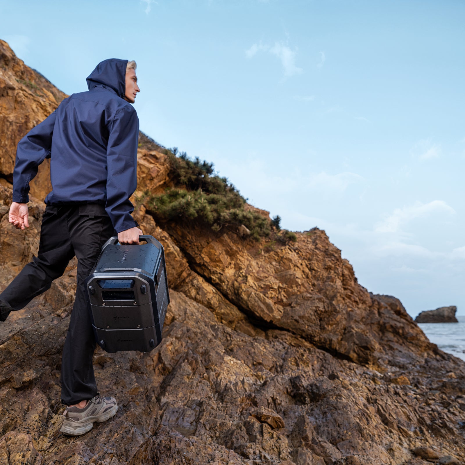 Segway CUBE 1000 PORTABELA BATTERIER GRÅ Portabelt batteri Grå