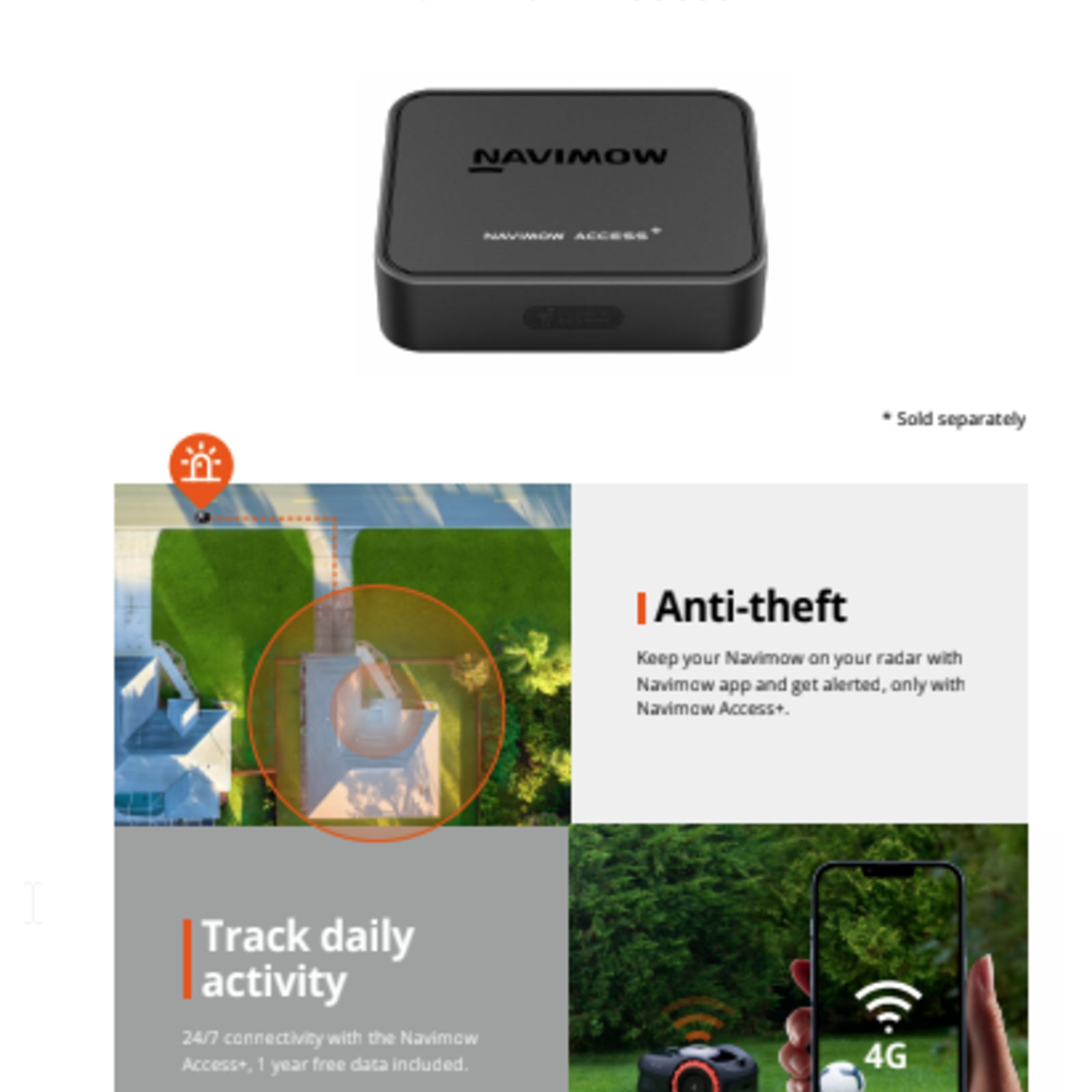 Navimow 4G Access+ Sort