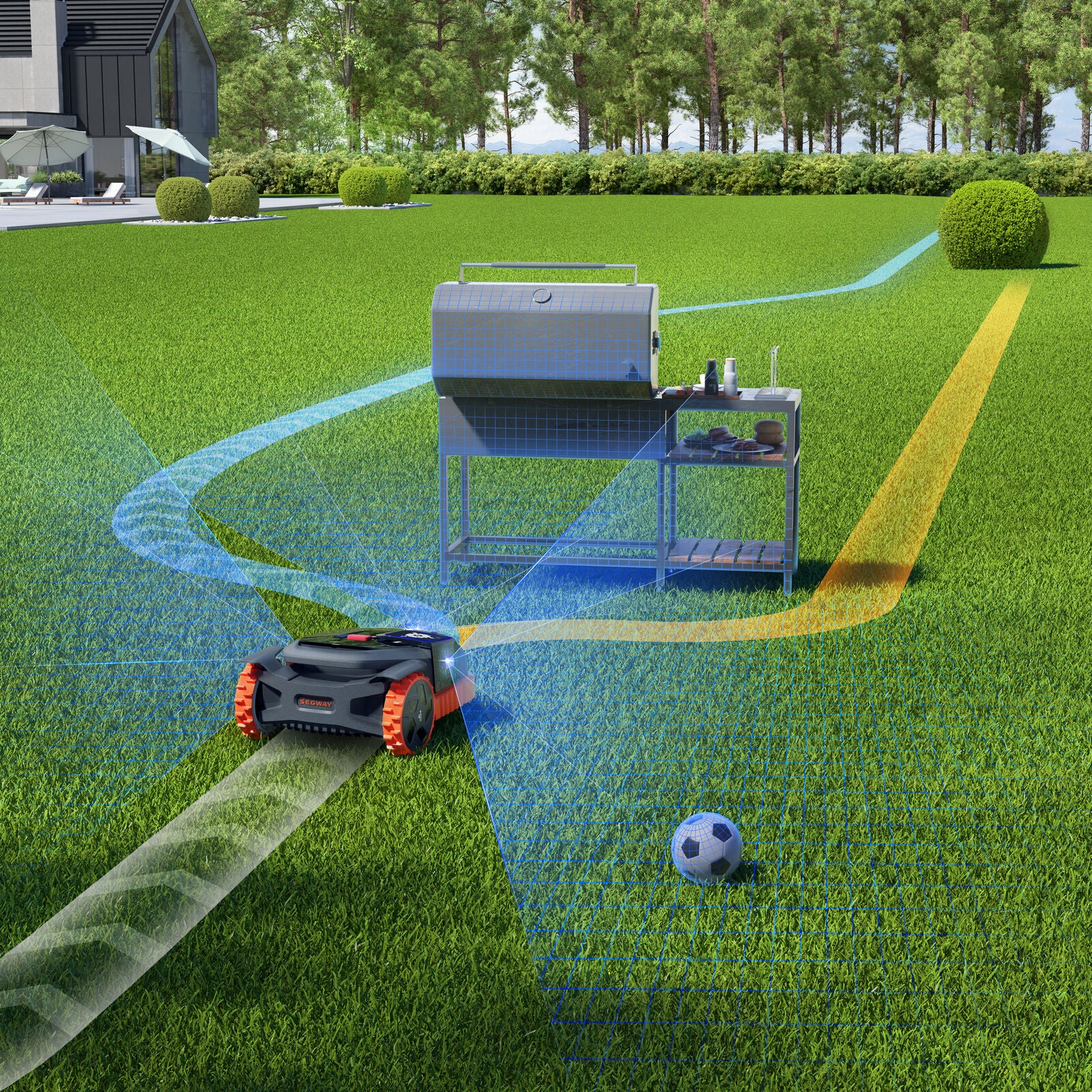 Segway Navimow X390E Robotic lawn mower Black