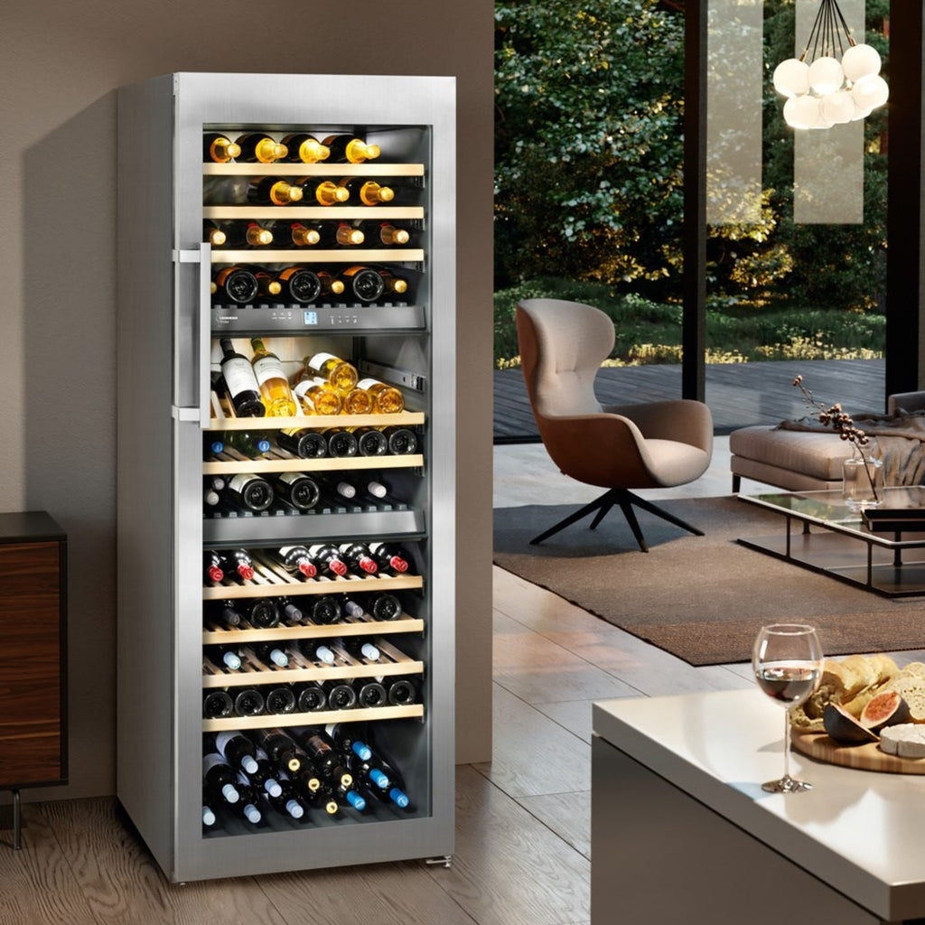 Liebherr Vinidor WTes 5872-22 001 Fritstående vinskab Rustfrit stål