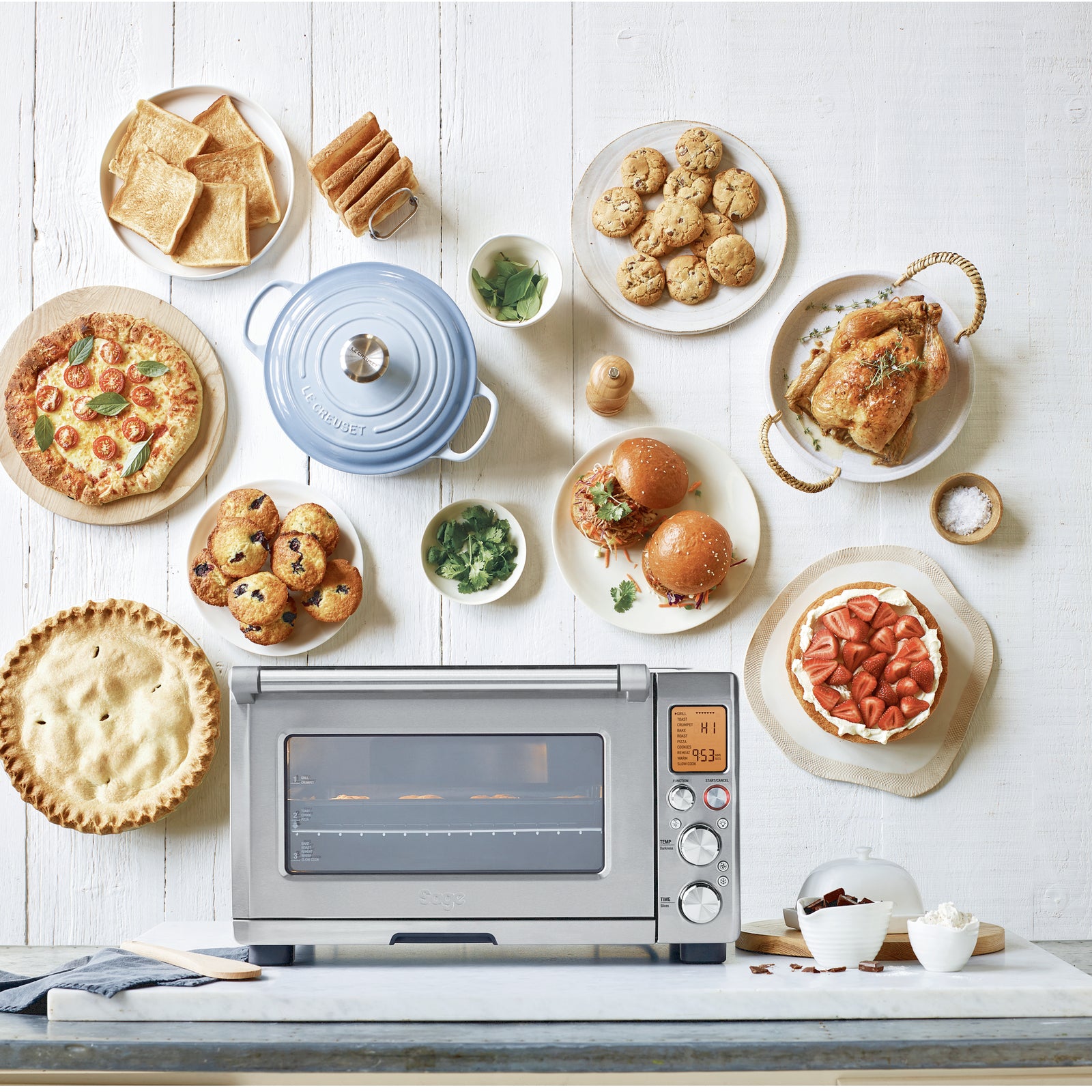 Sage SOV820BSS Mini-uuni Kompakti uuni Harjattu ruostumaton teräs