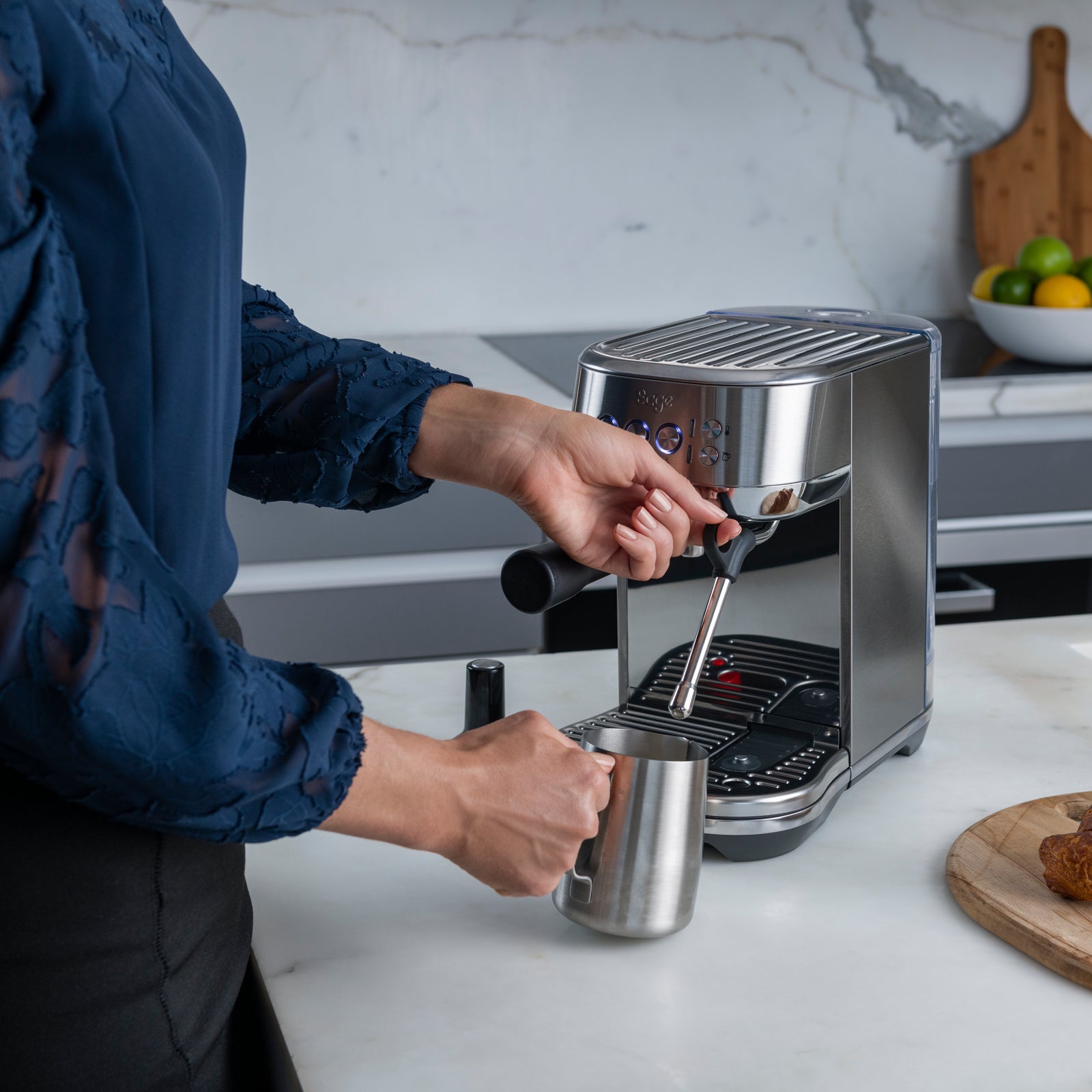 Sage SES500BTR espressokone Black Truffle