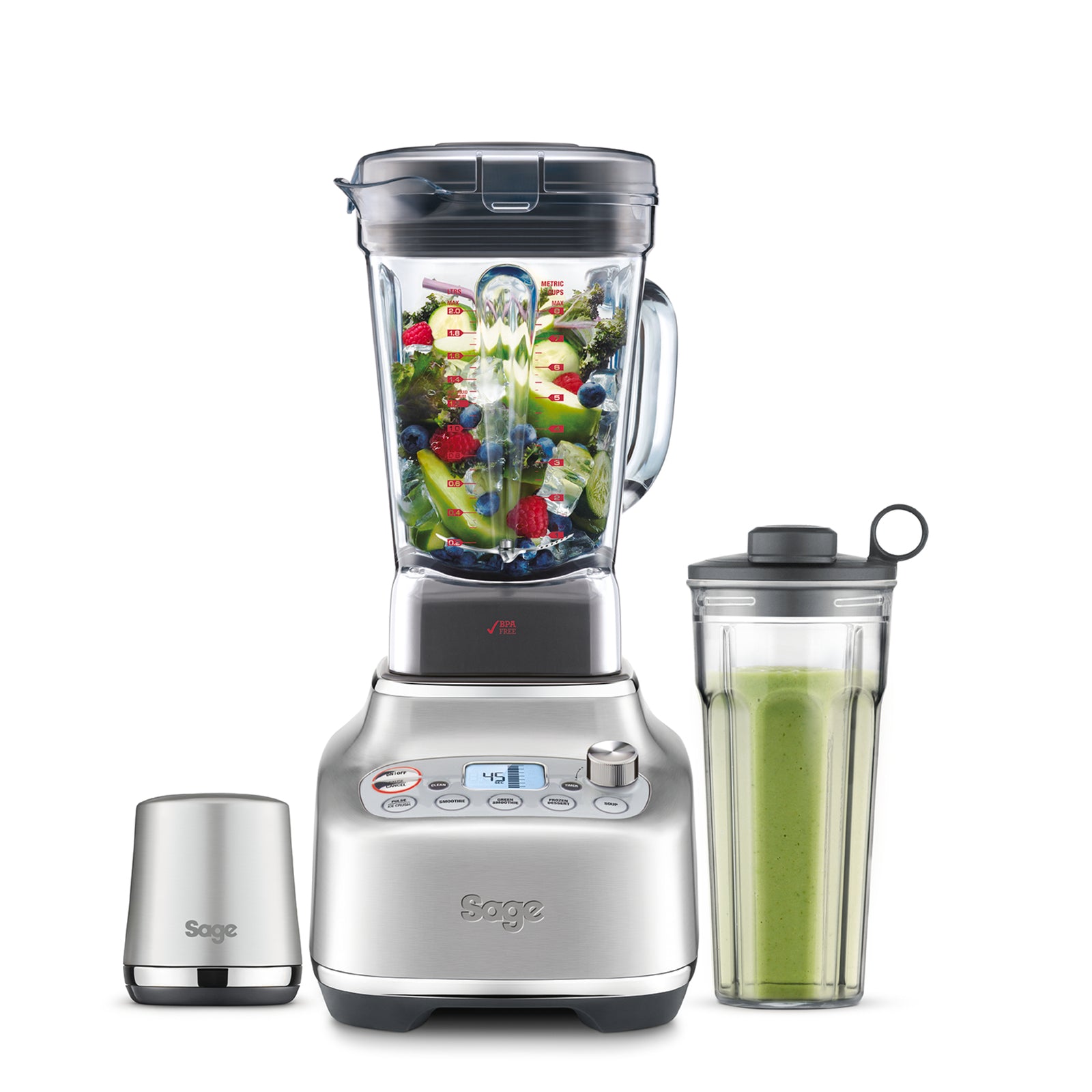 Sage SBL002SIL vakuumpumpe vakuumblender sølv