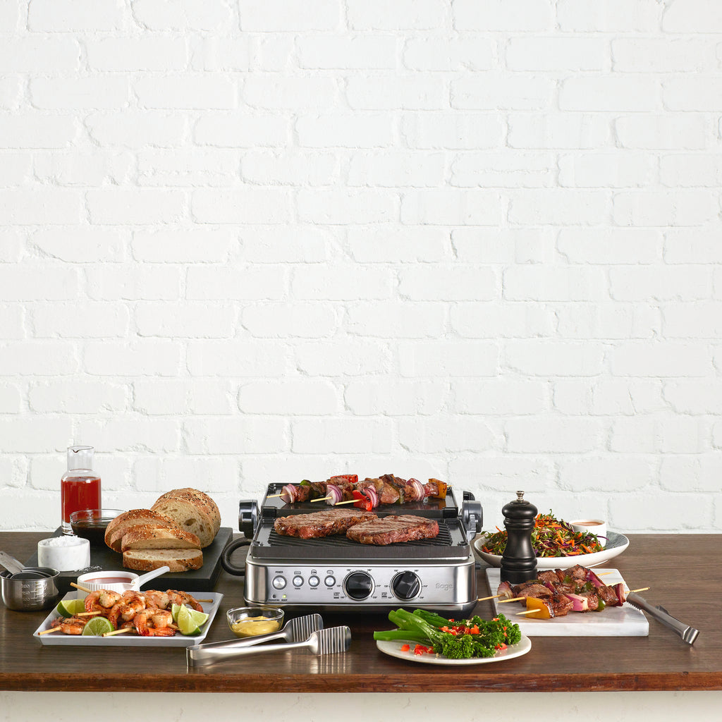 Sage SGR700BSS Grill og smørbrødgrill Børstet stål