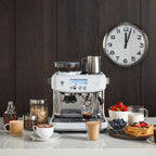 Sage SES878SST Espressomaskin Sea Salt White