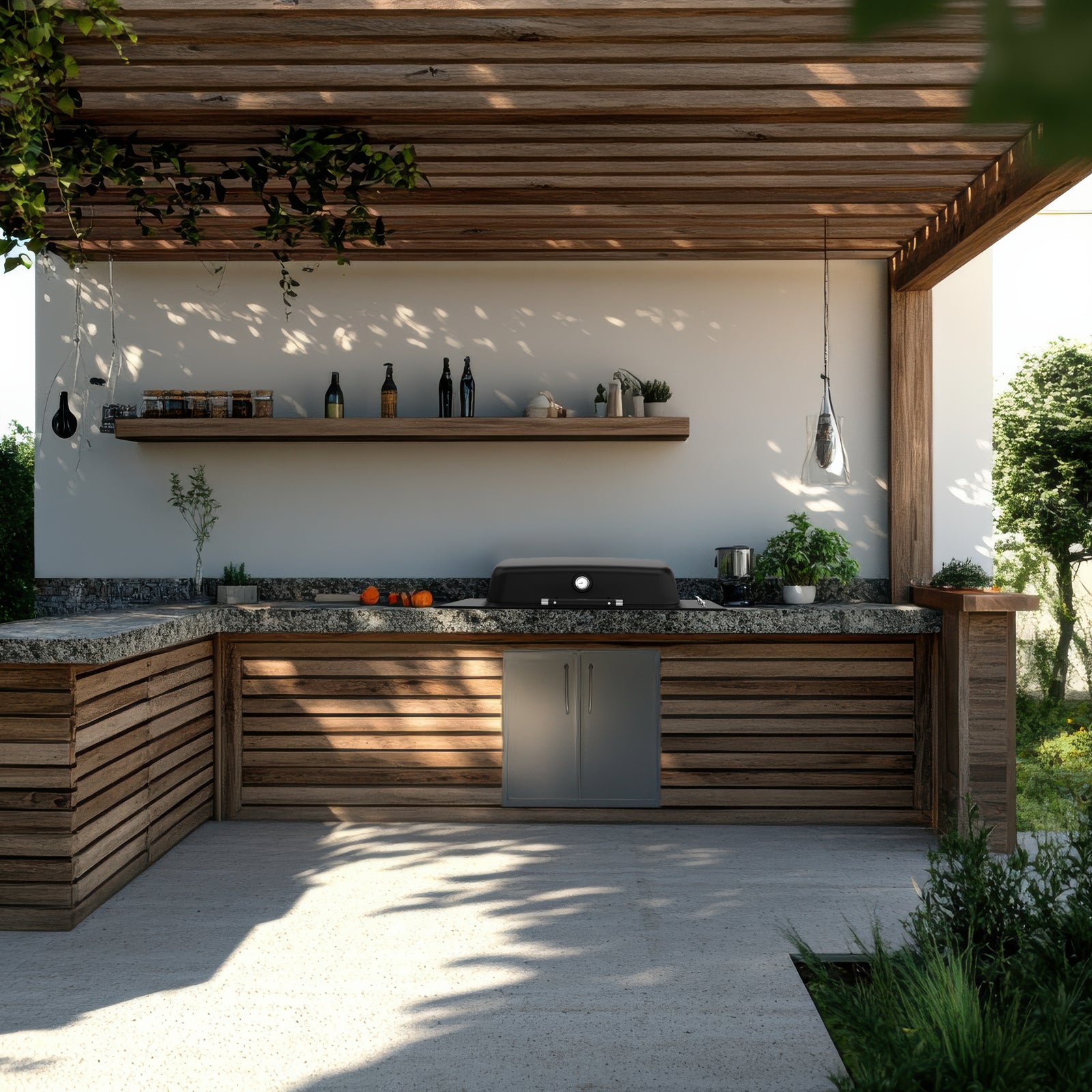 Everdure Built-in Furnace EU Outdoor Kitchen BBQ Black