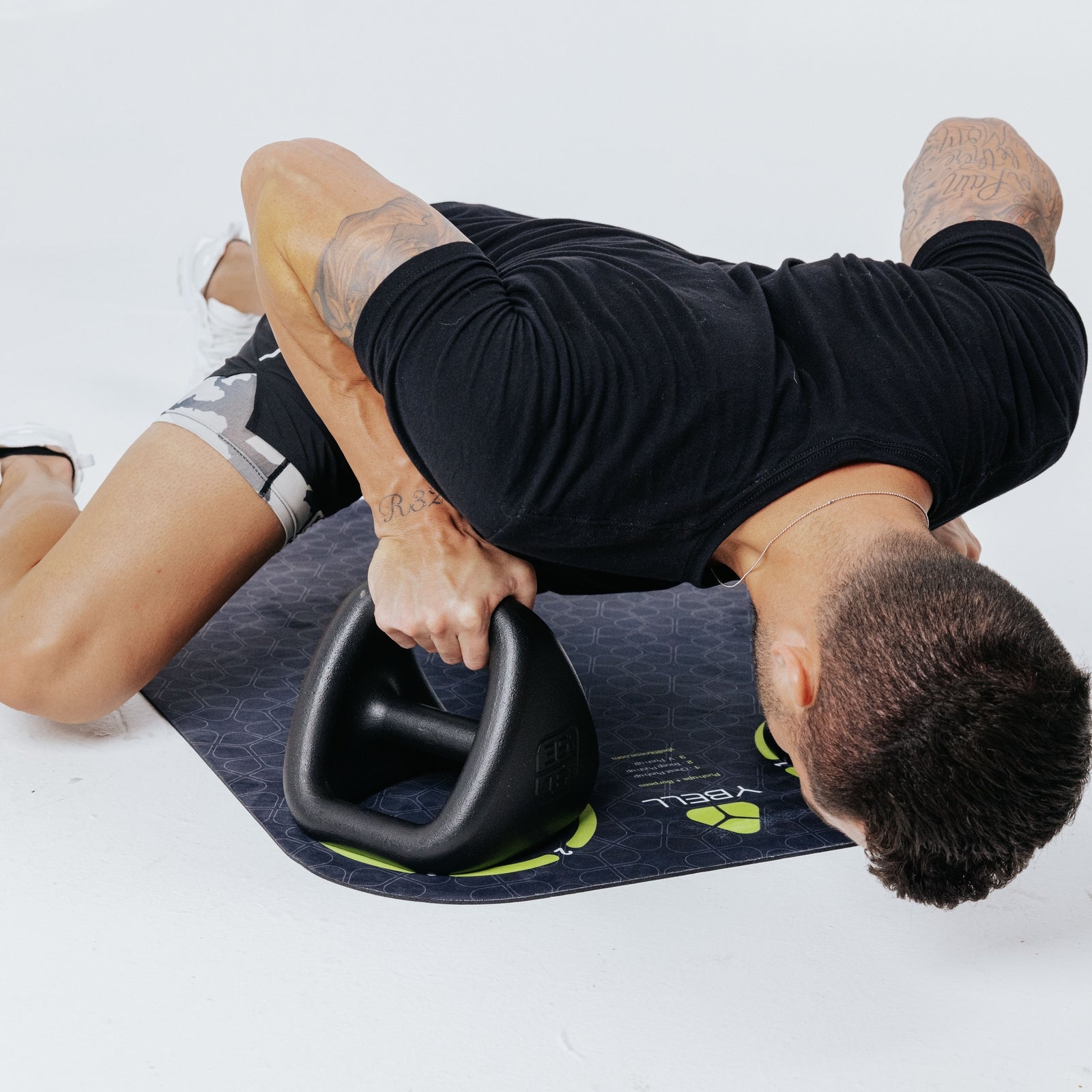 TRX Ybell Exercise Mat non branded Training mat Black