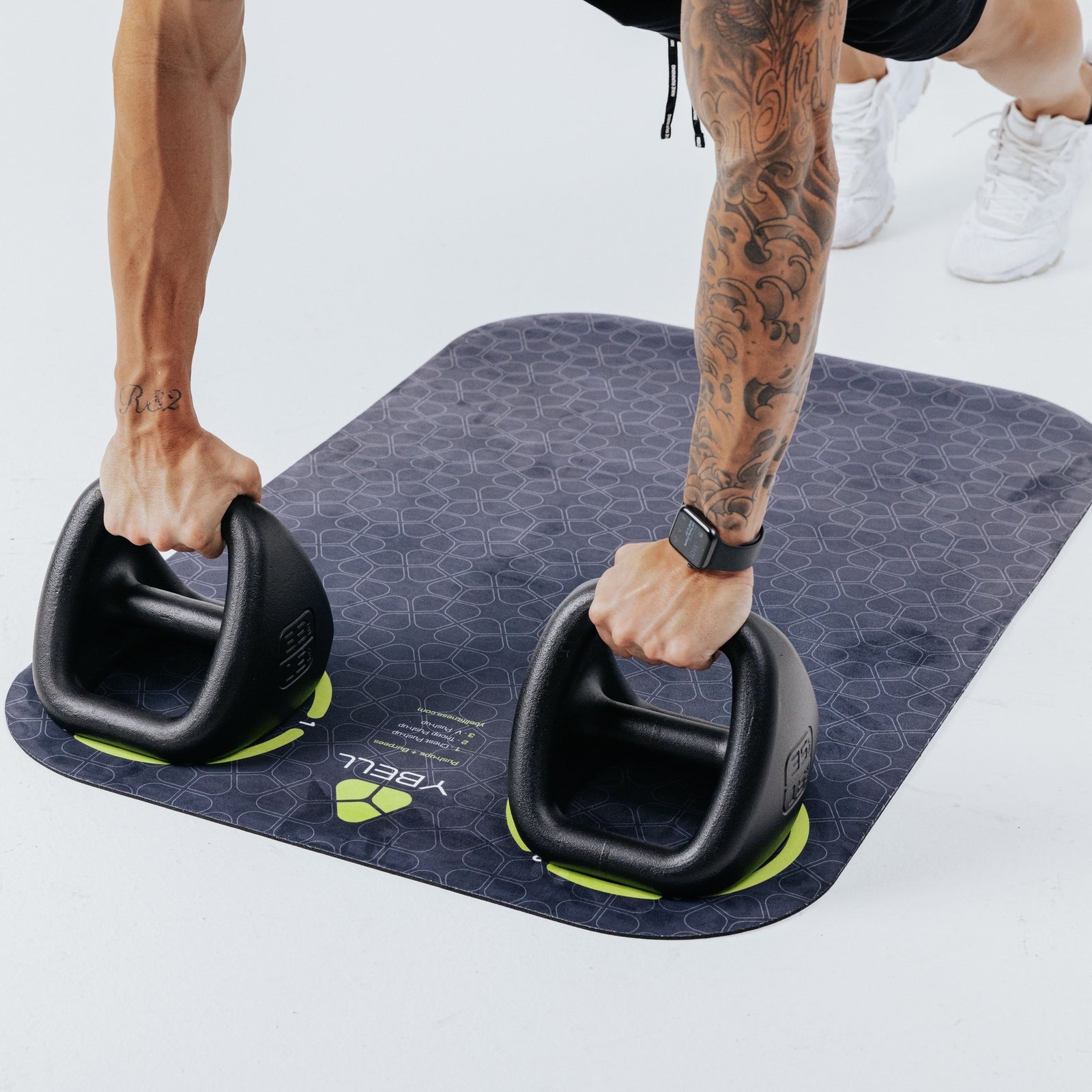 TRX Ybell Exercise Mat non branded Training mat Black