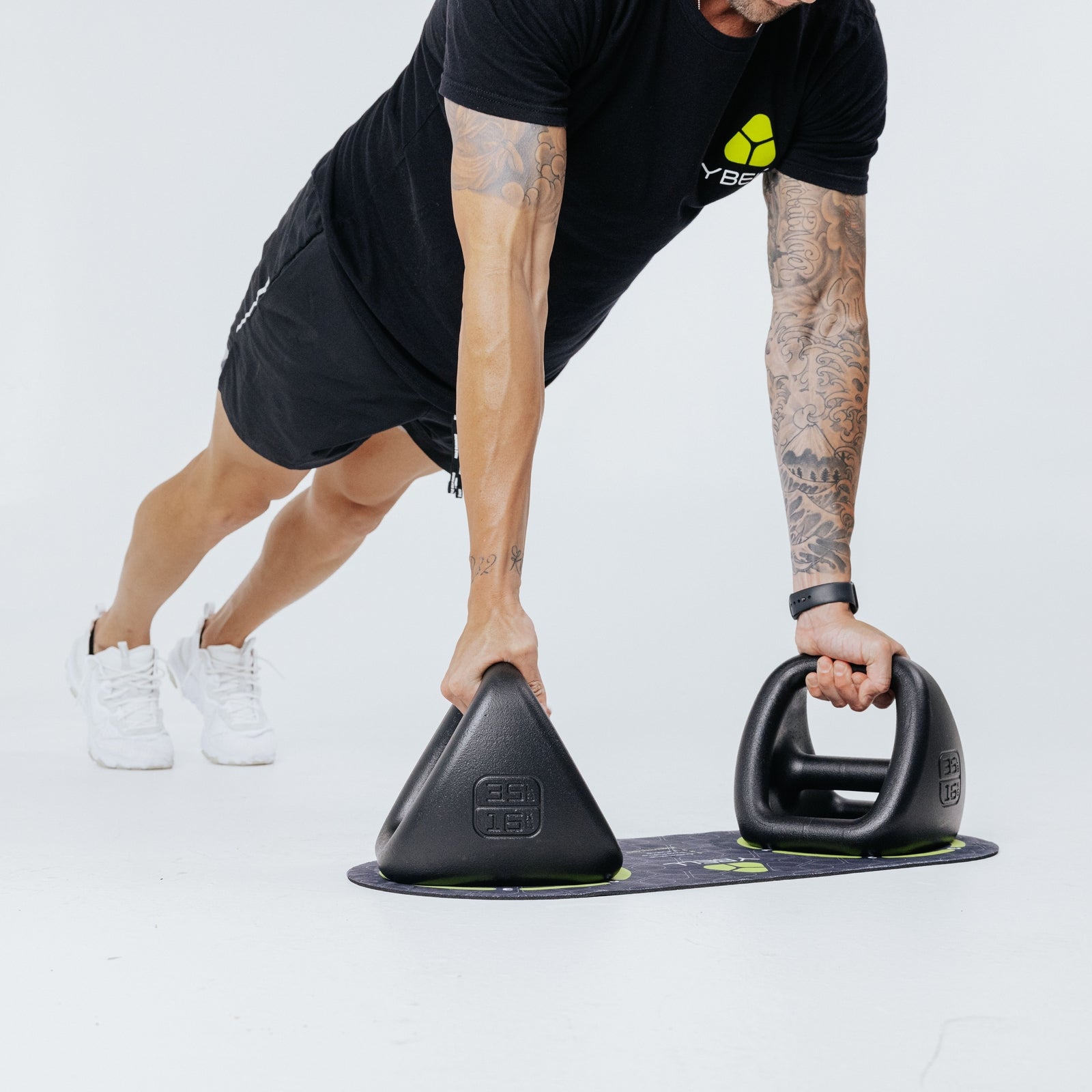 TRX Ybell Compact Mat, non branded Training mat Black