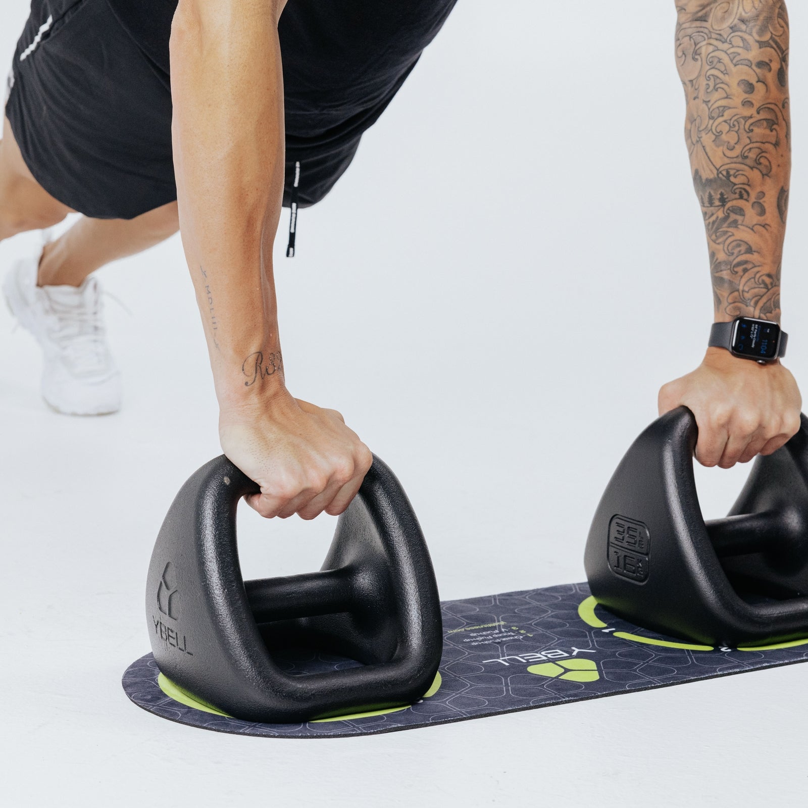 TRX Ybell Compact Mat, non branded Training mat Black