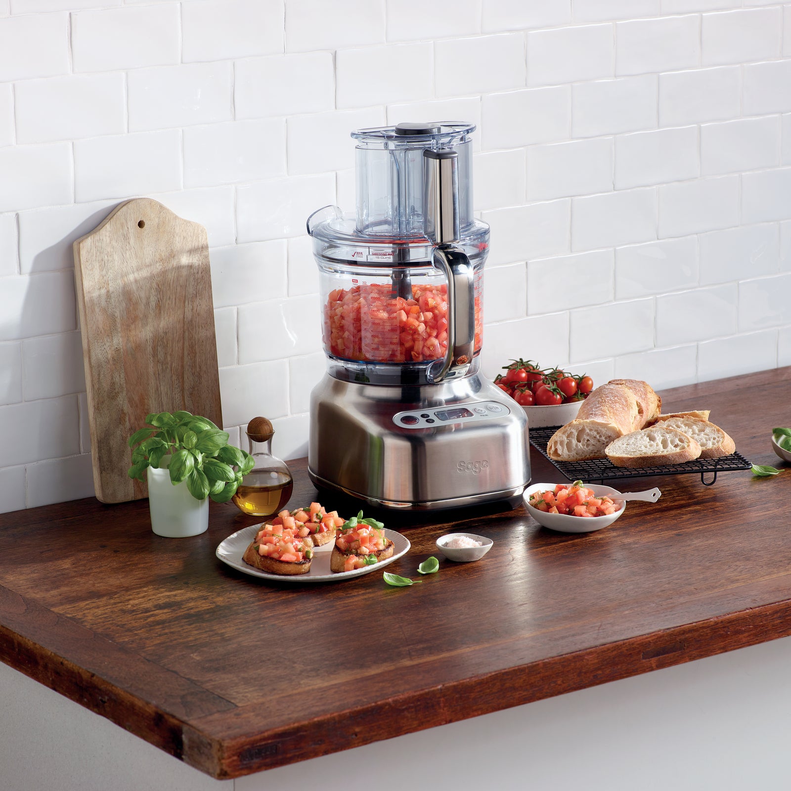 Sage SFP838BSS Monitoimikone Harjattu ruostumaton teräs